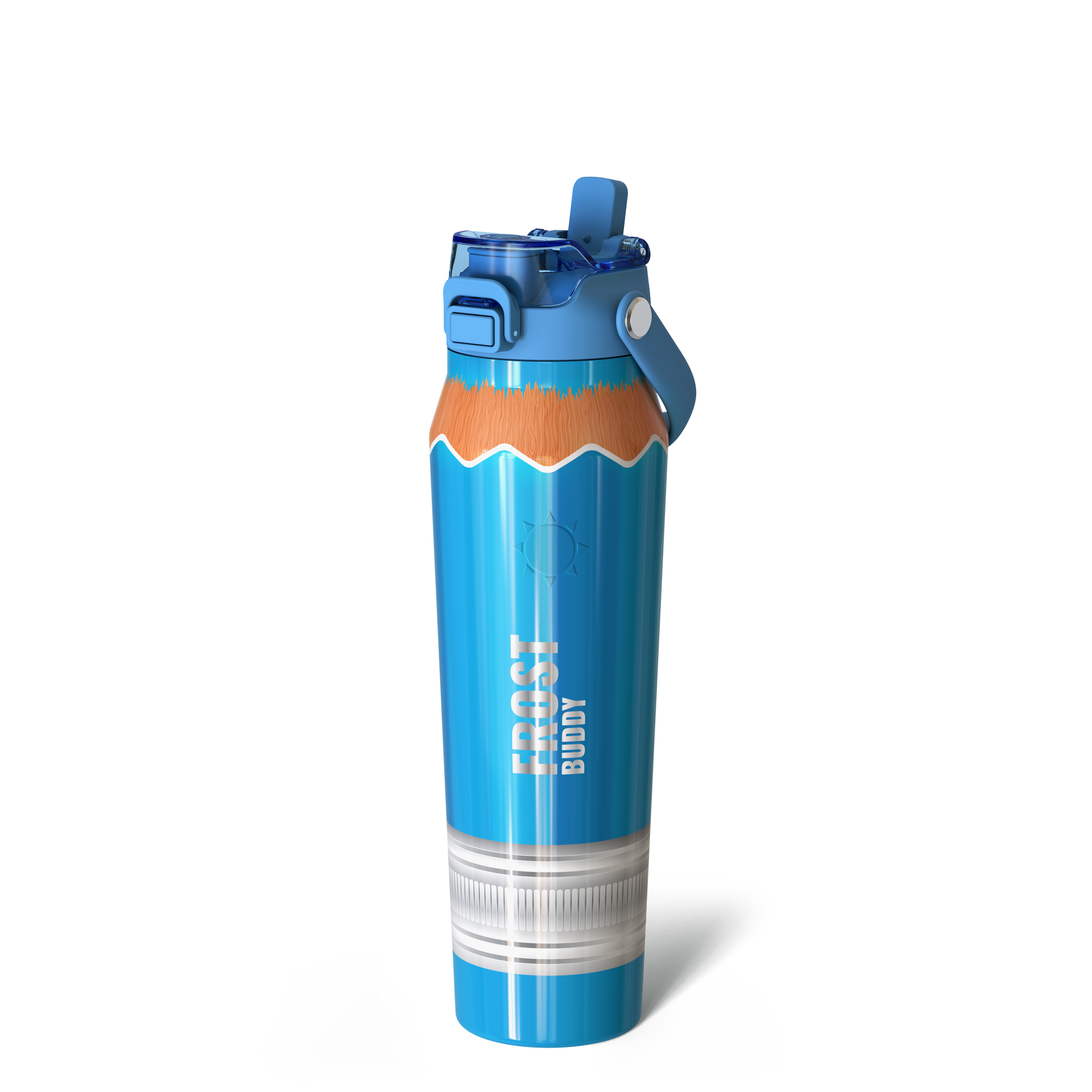 Sunny Shen Bottle Buddy 32oz | Blue Pencil