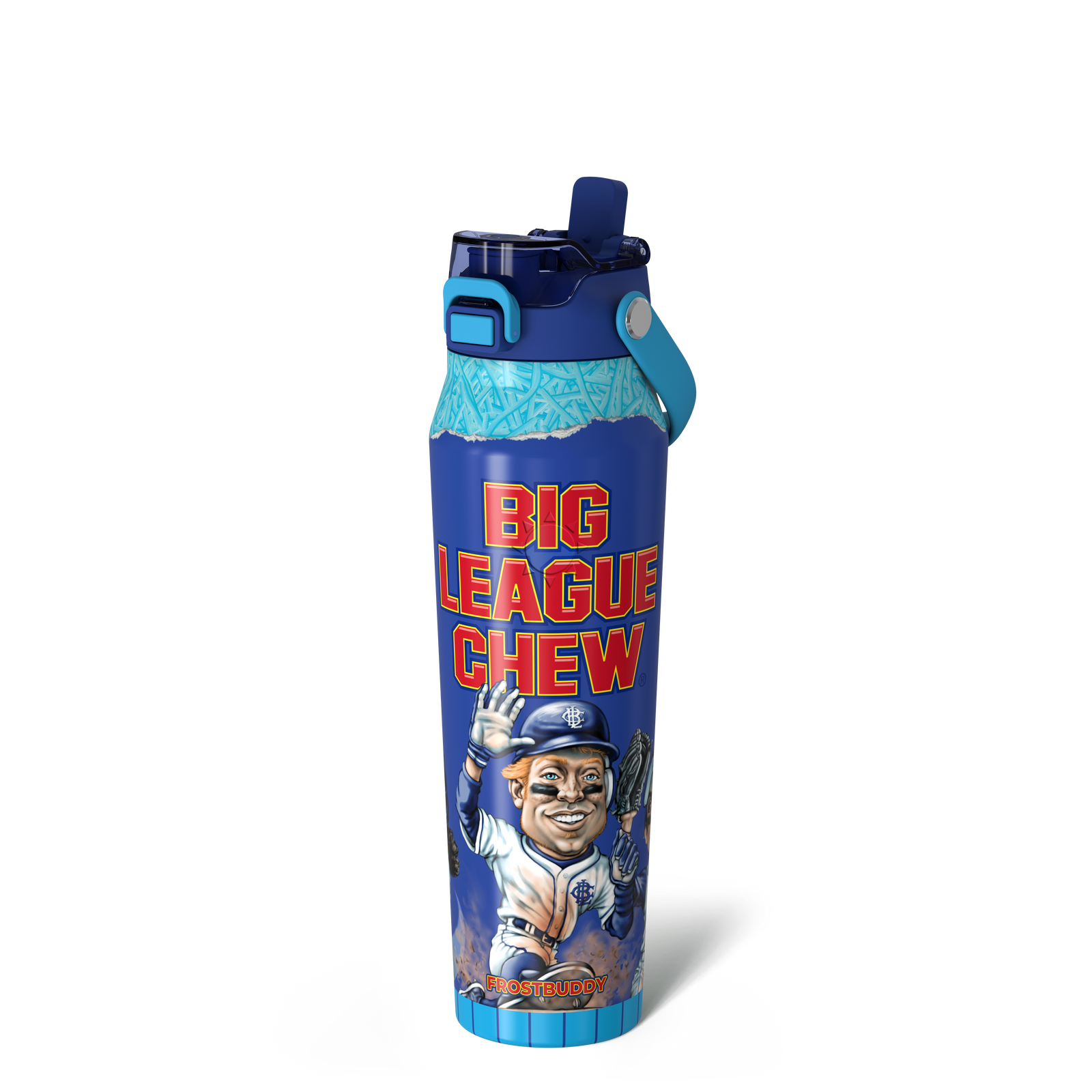 Bottle Buddy 32oz | Blue Raspberry Big League Chew