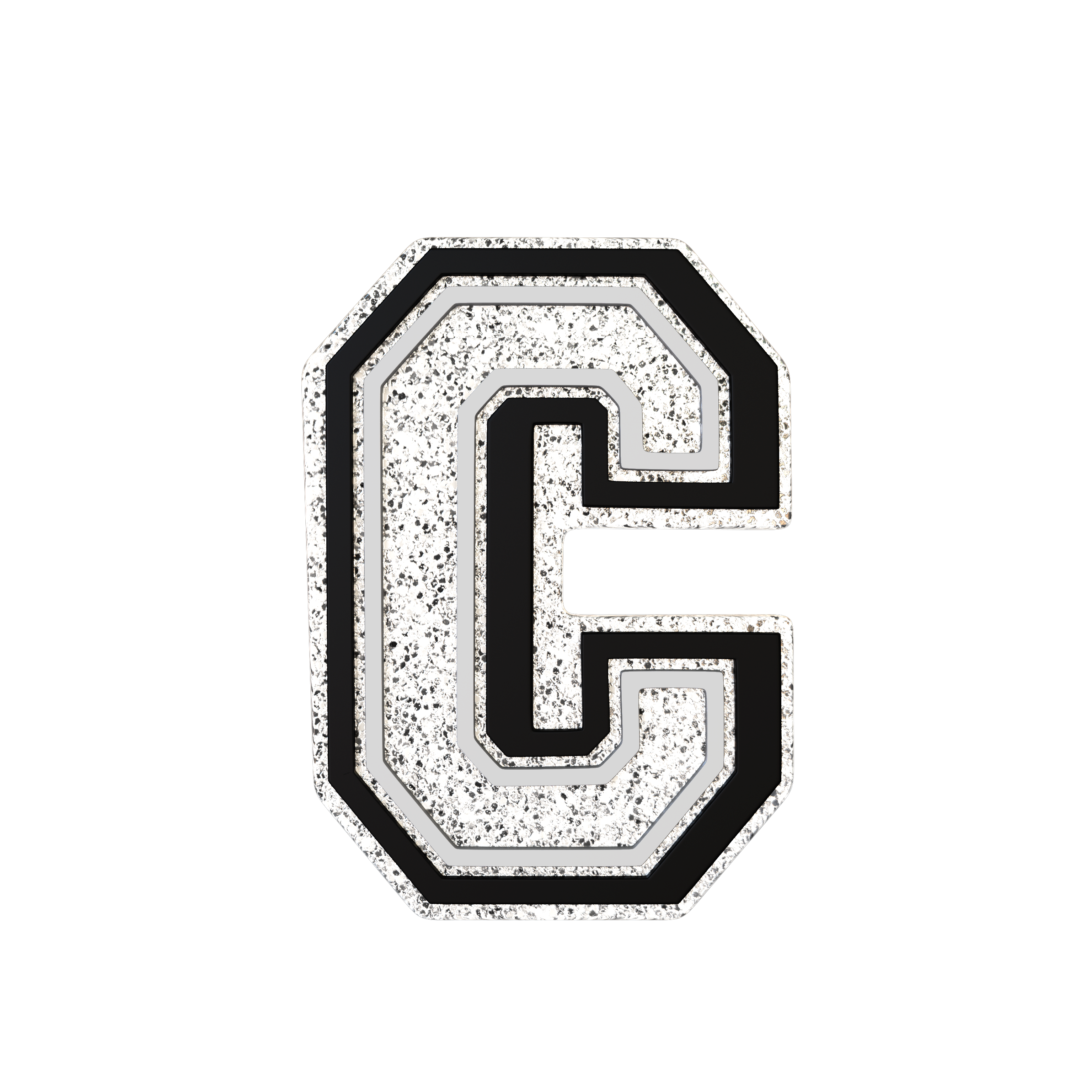 Budz | Silver Letter C