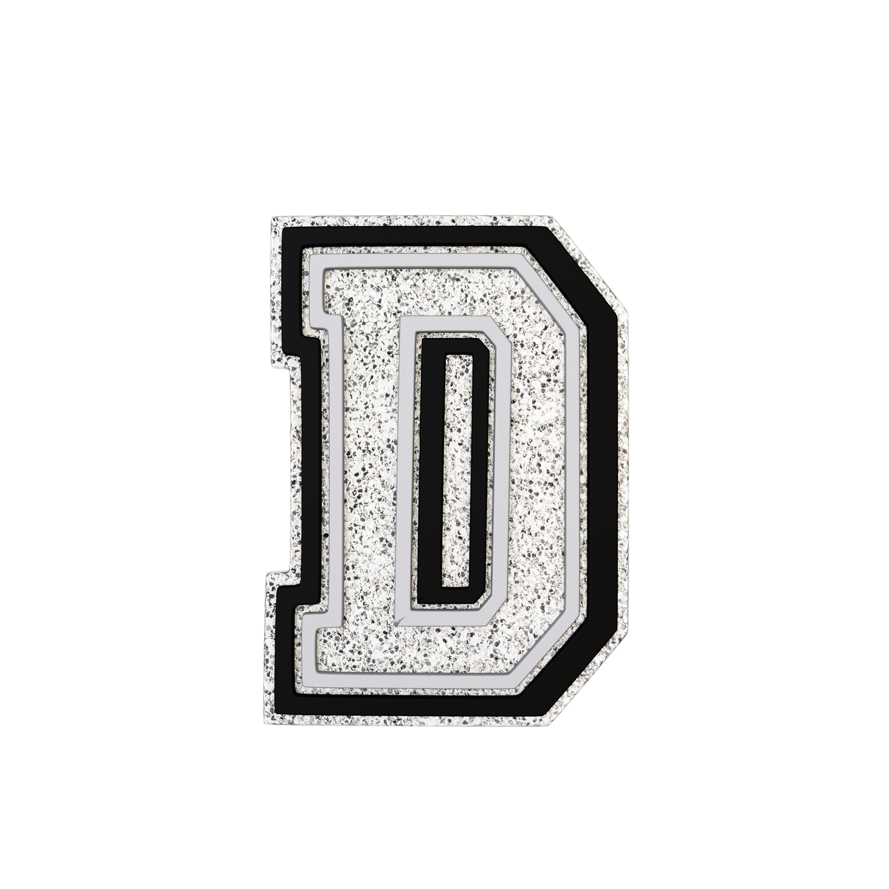 Budz | Silver Letter D