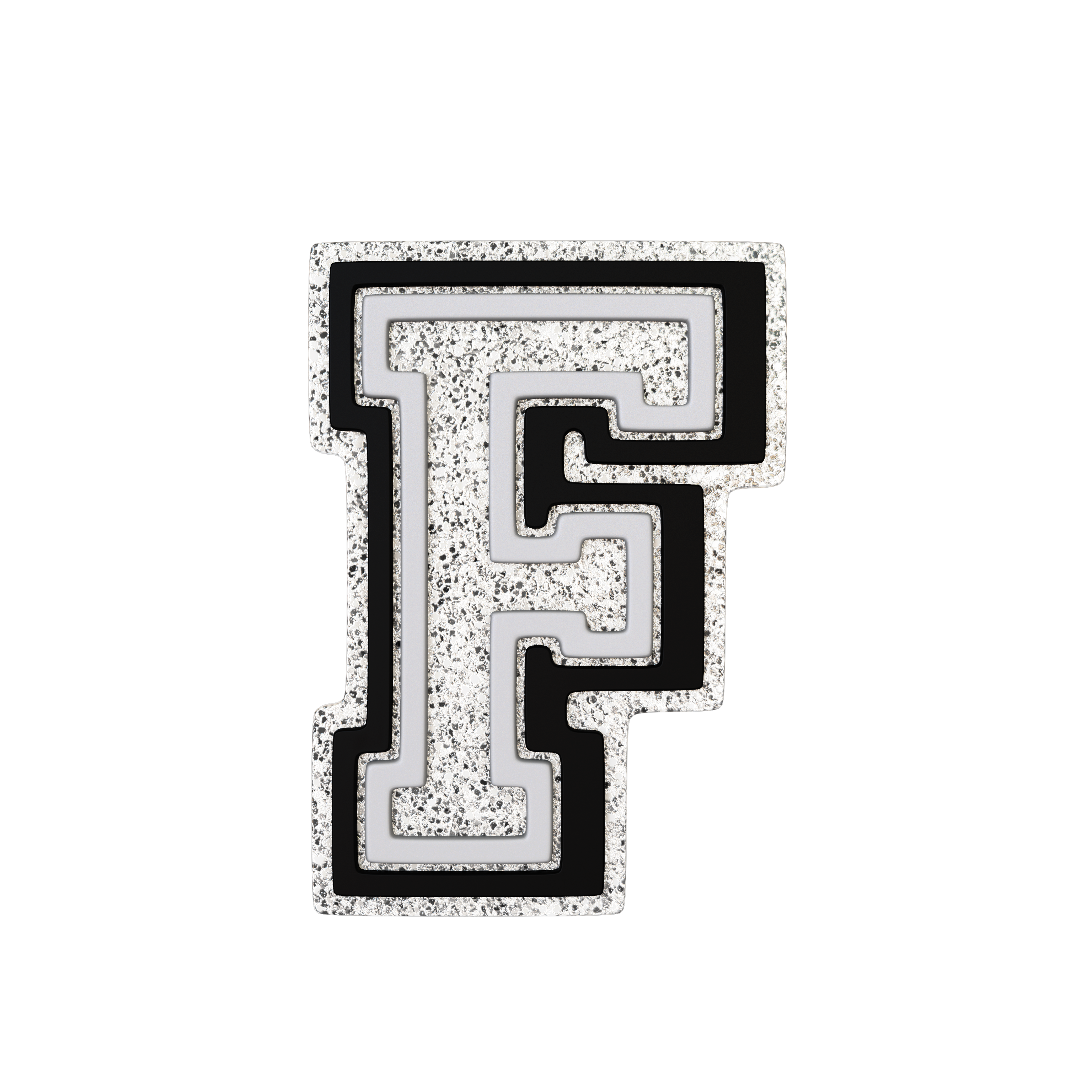 Budz | Silver Letter F