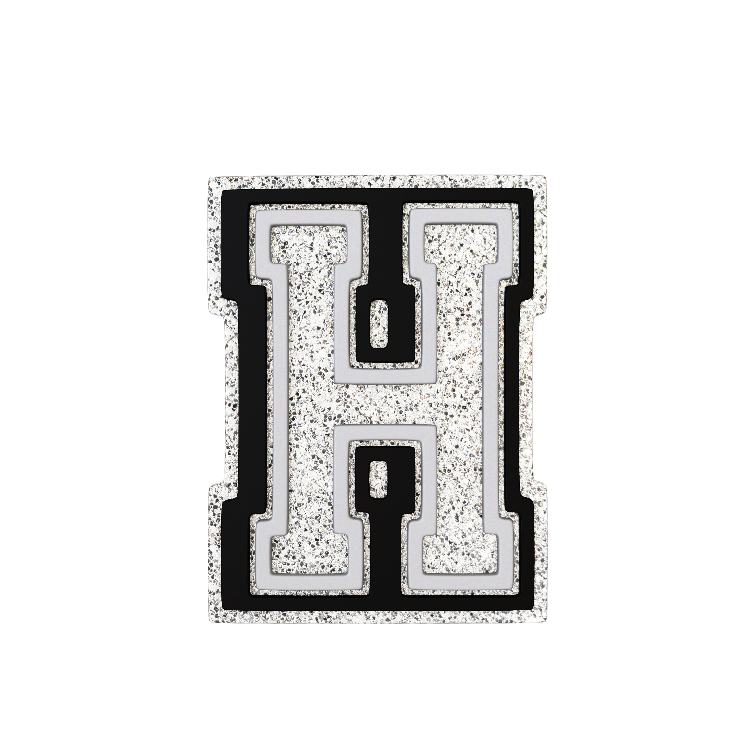Budz | Silver Letter H