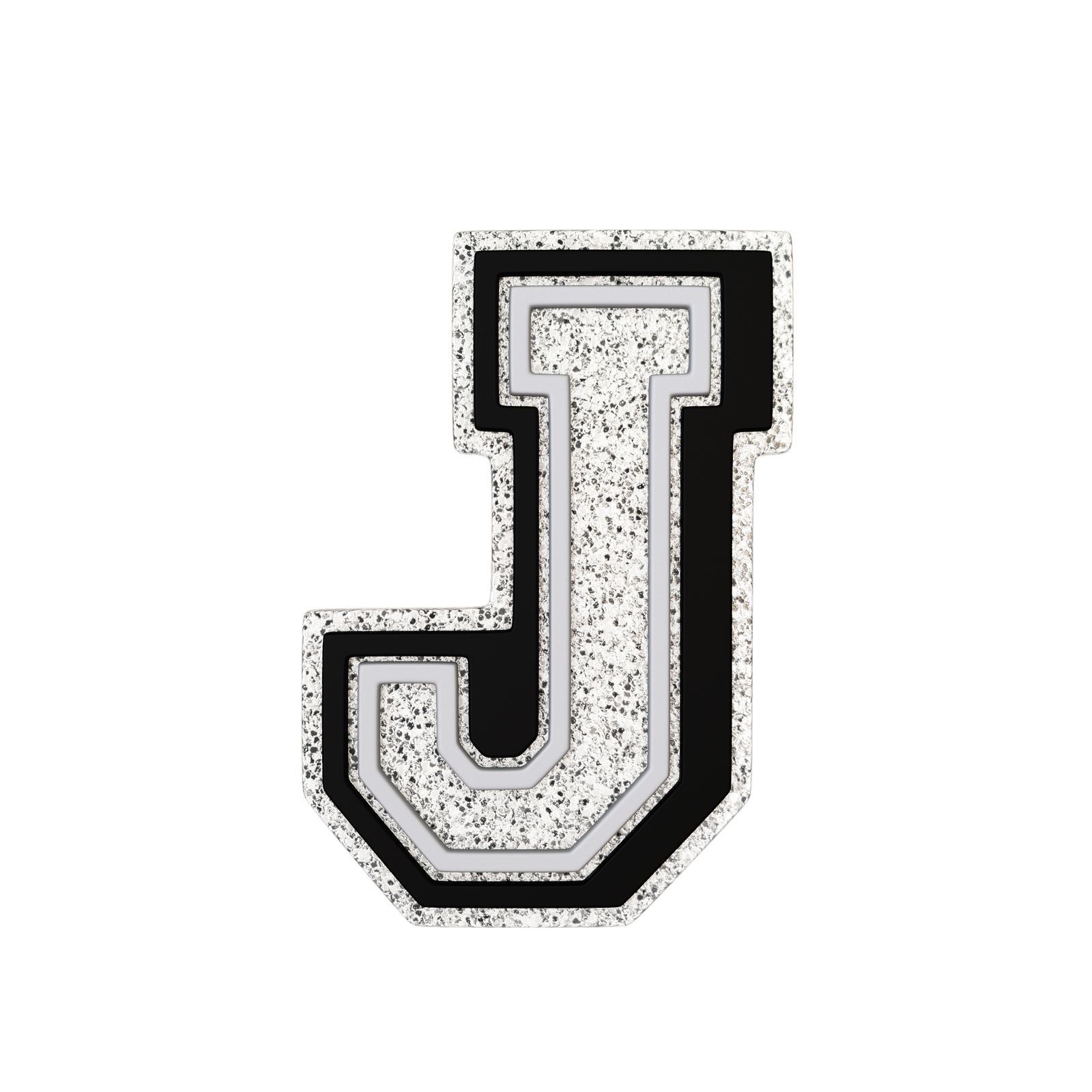 Budz | Silver Letter J