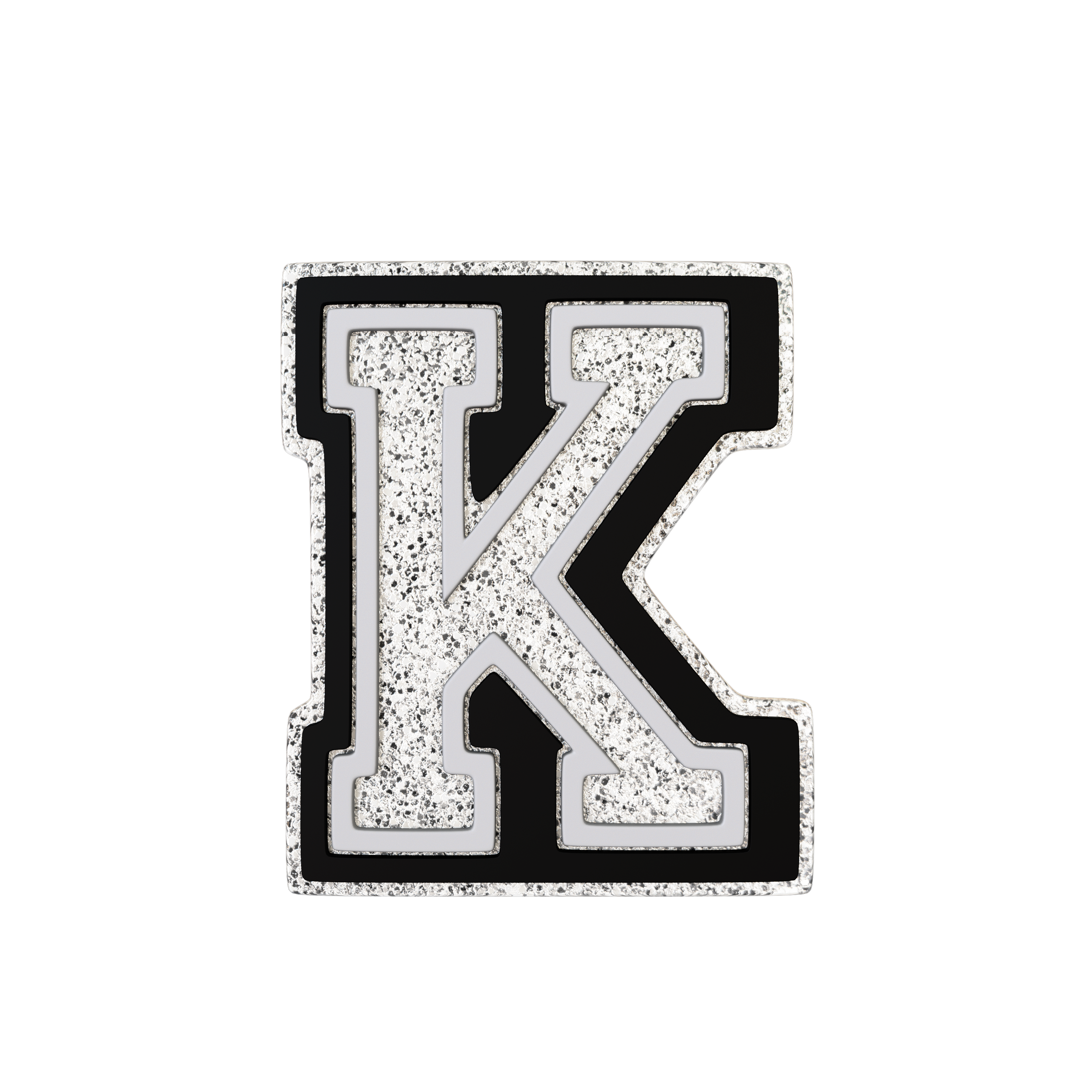 Budz | Silver Letter K