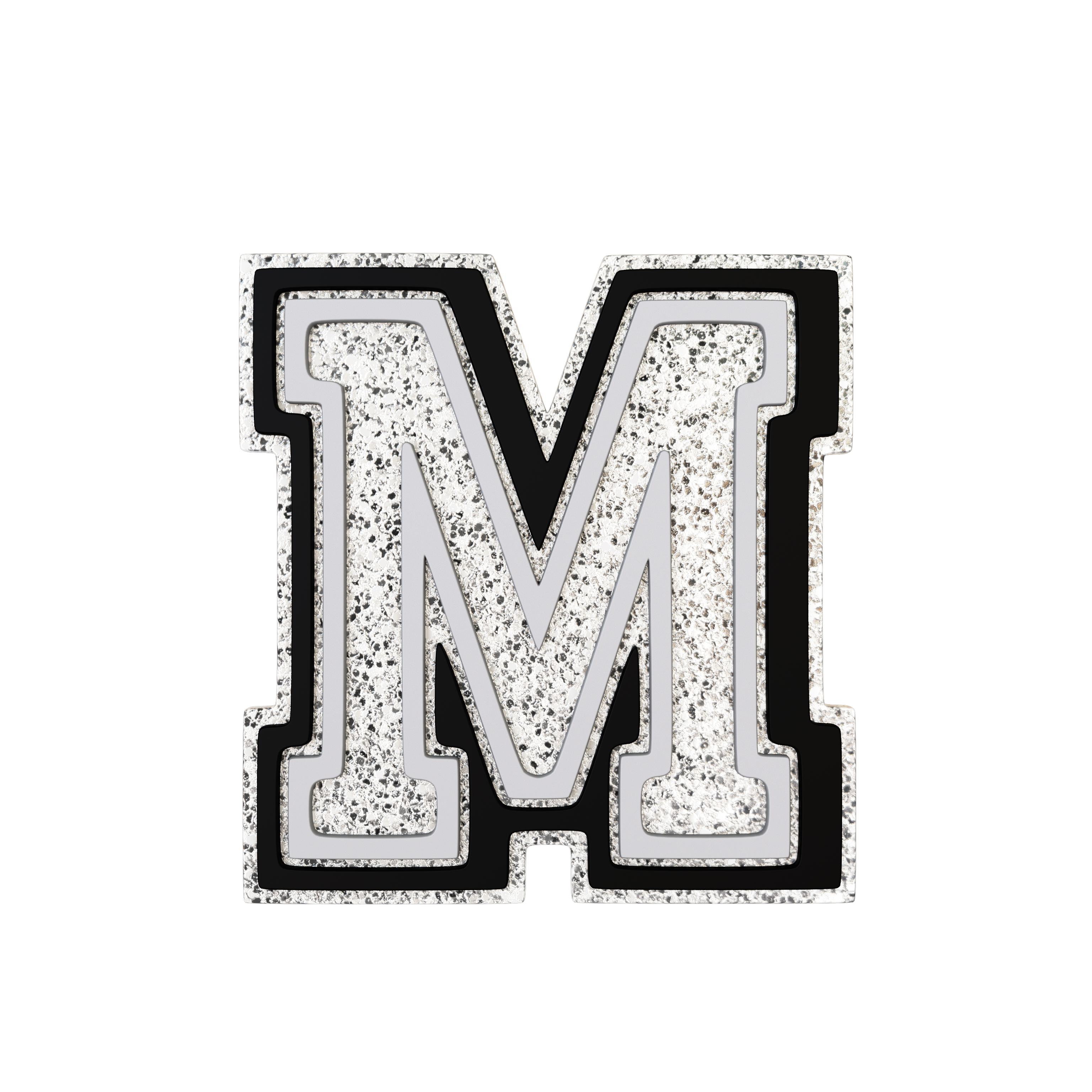 Budz | Silver Letter M