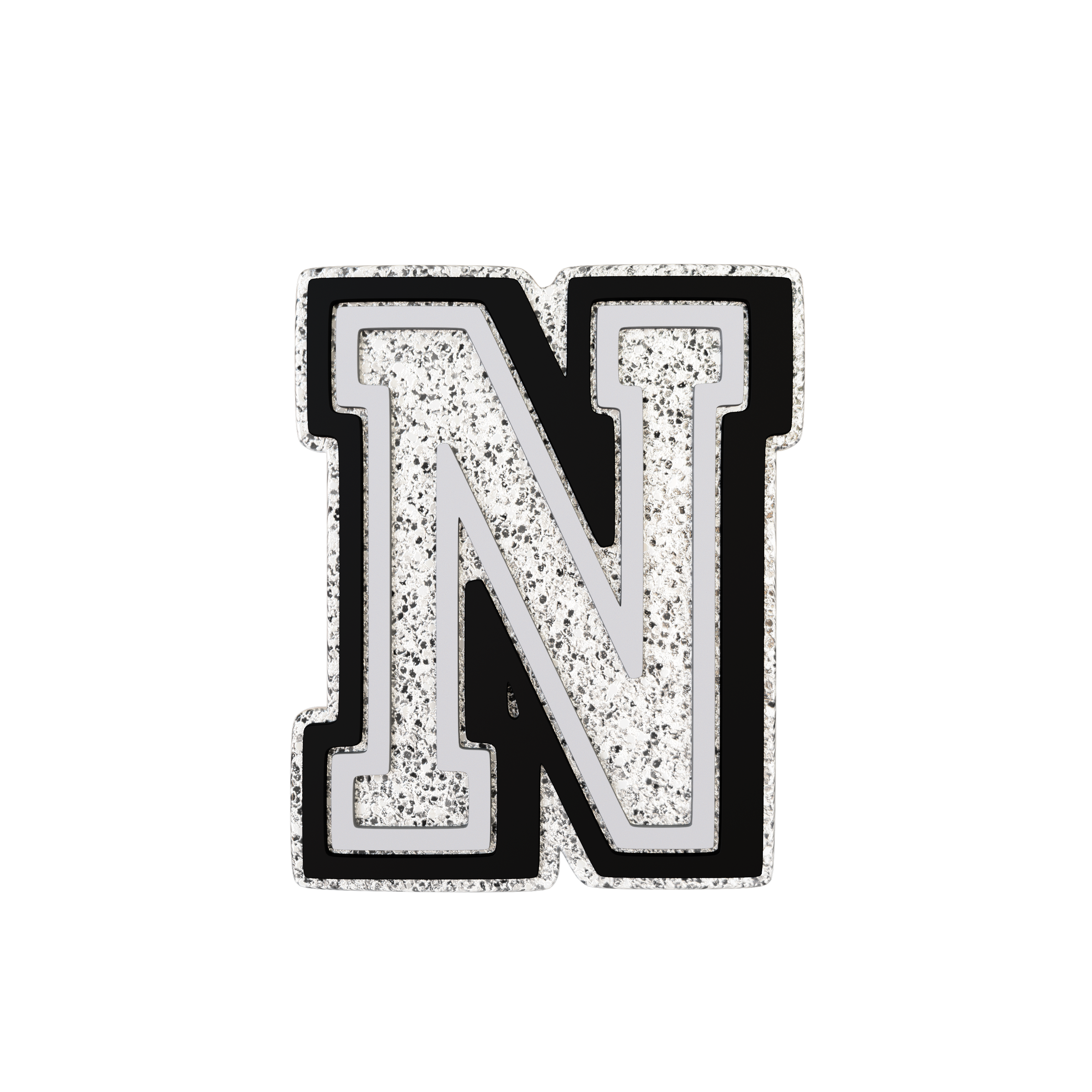 Budz | Silver Letter N