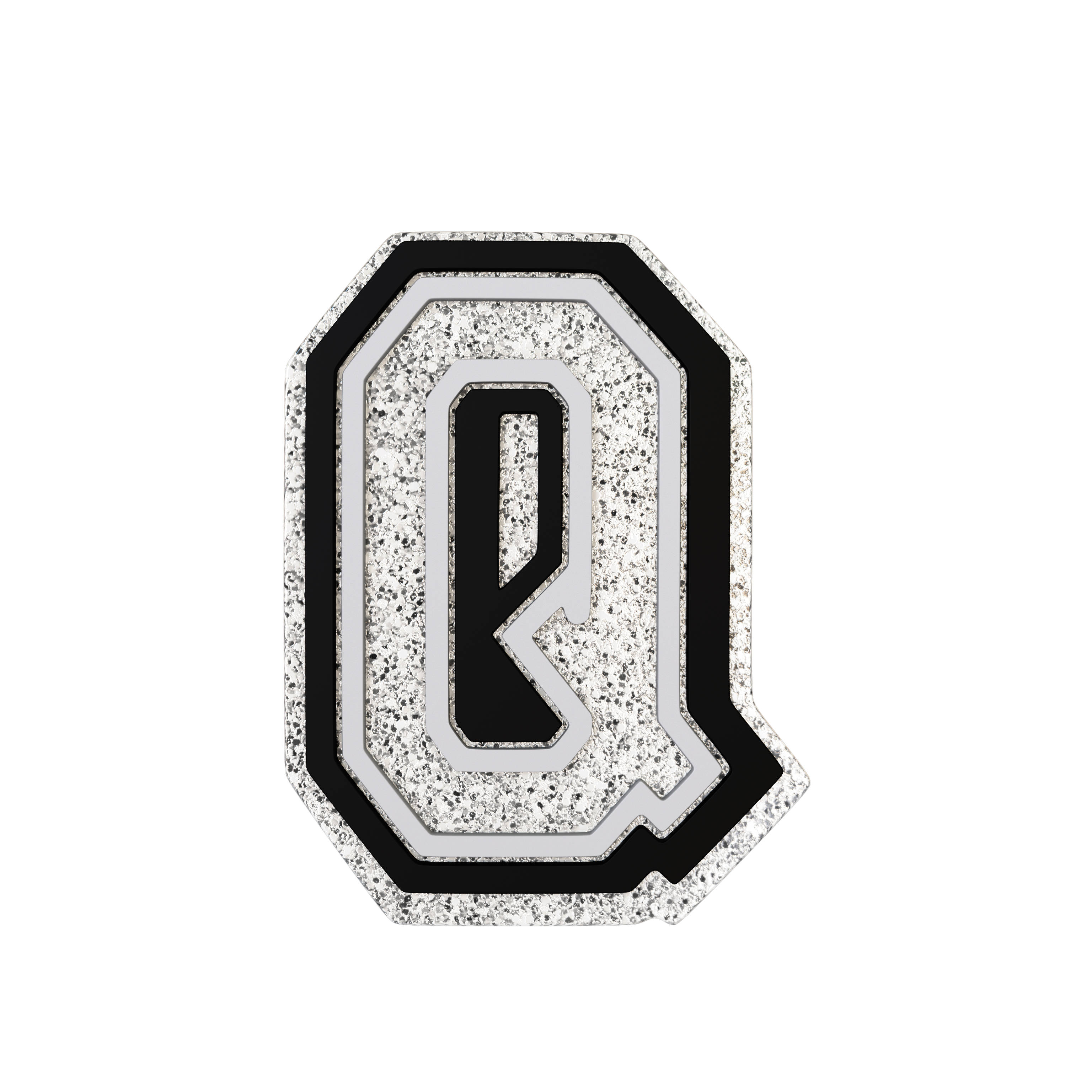 Budz | Silver Letter Q