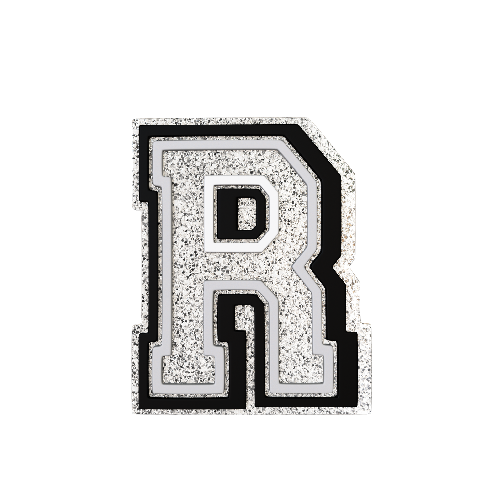 Budz | Silver Letter R