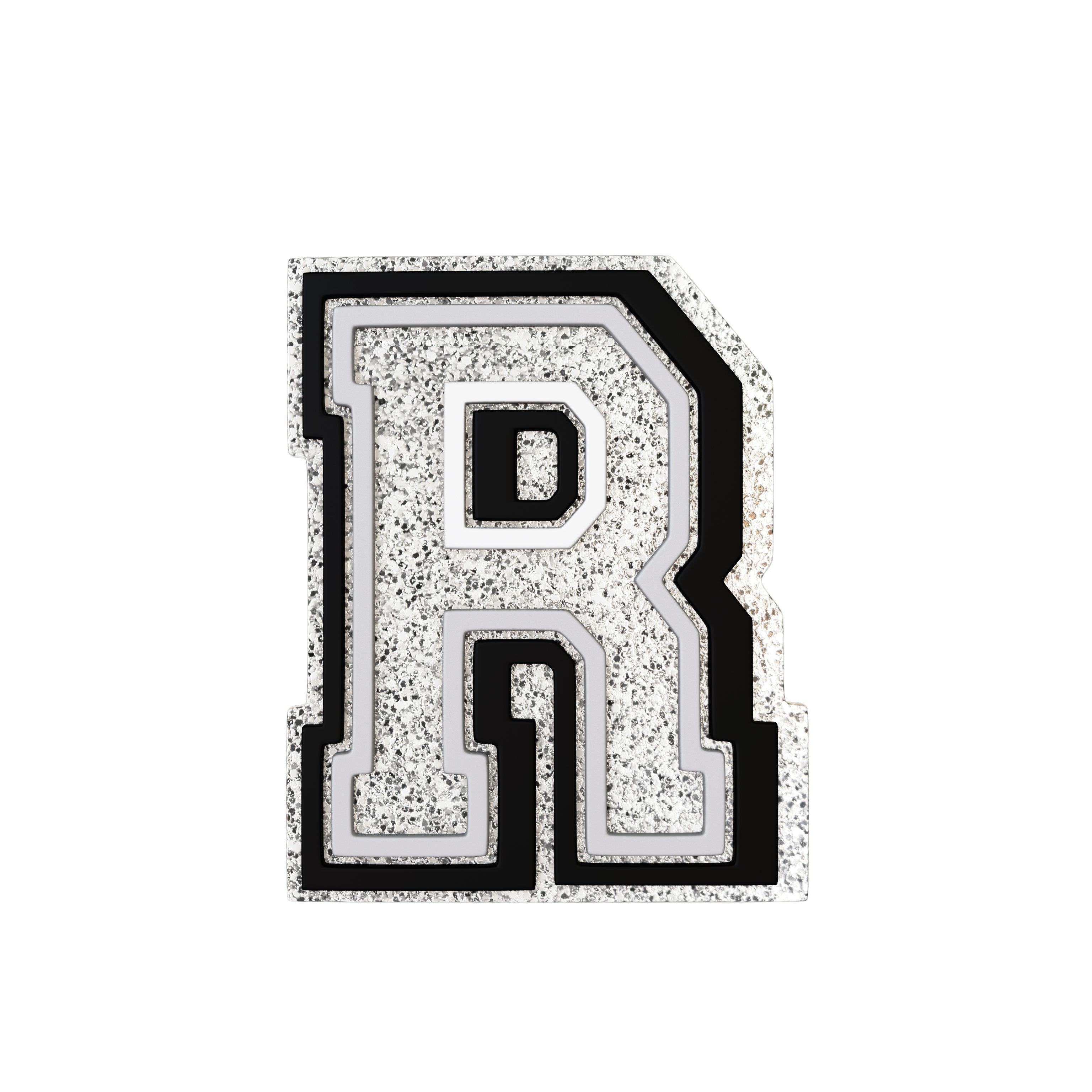 Budz | Silver Letter R