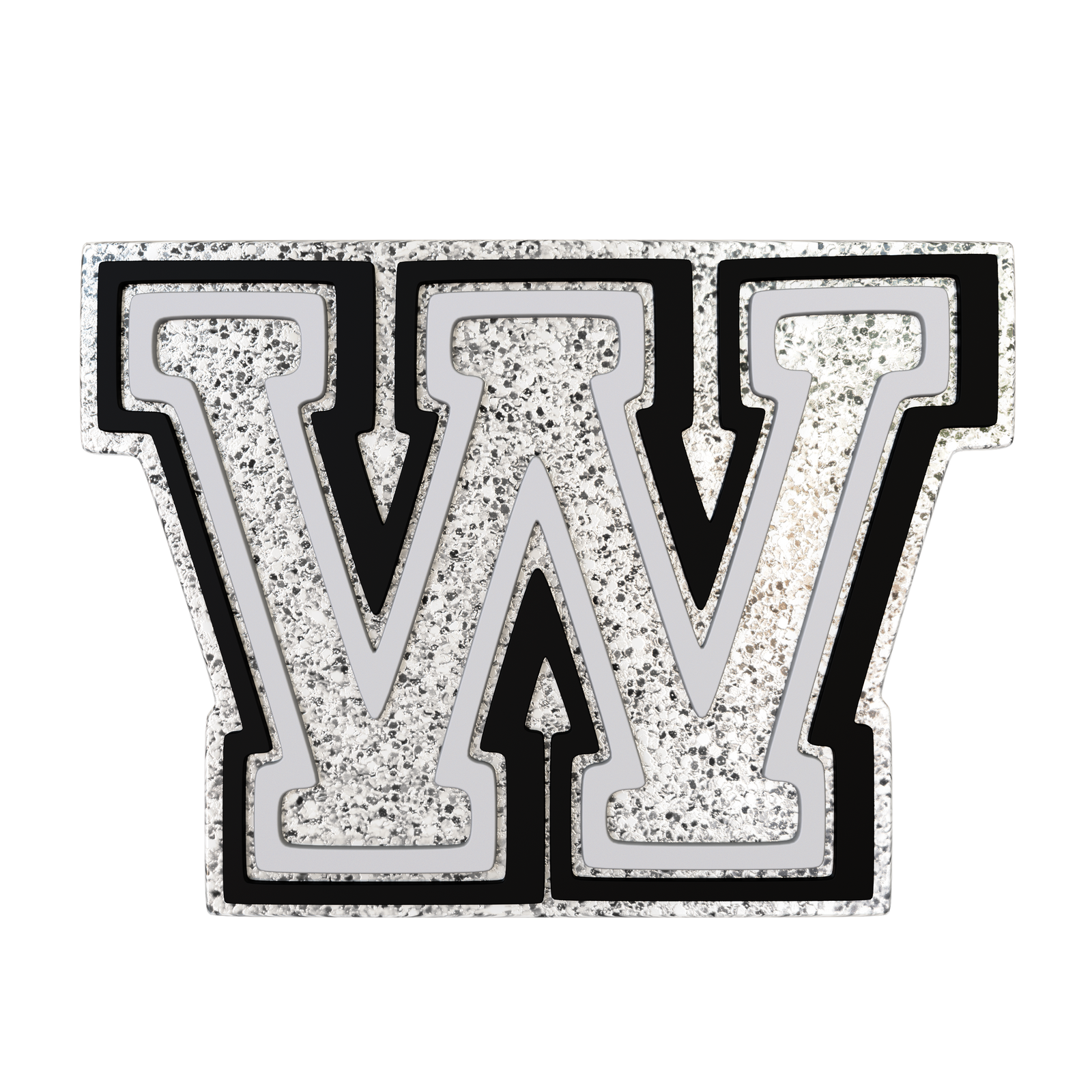 Budz | Silver Letter W