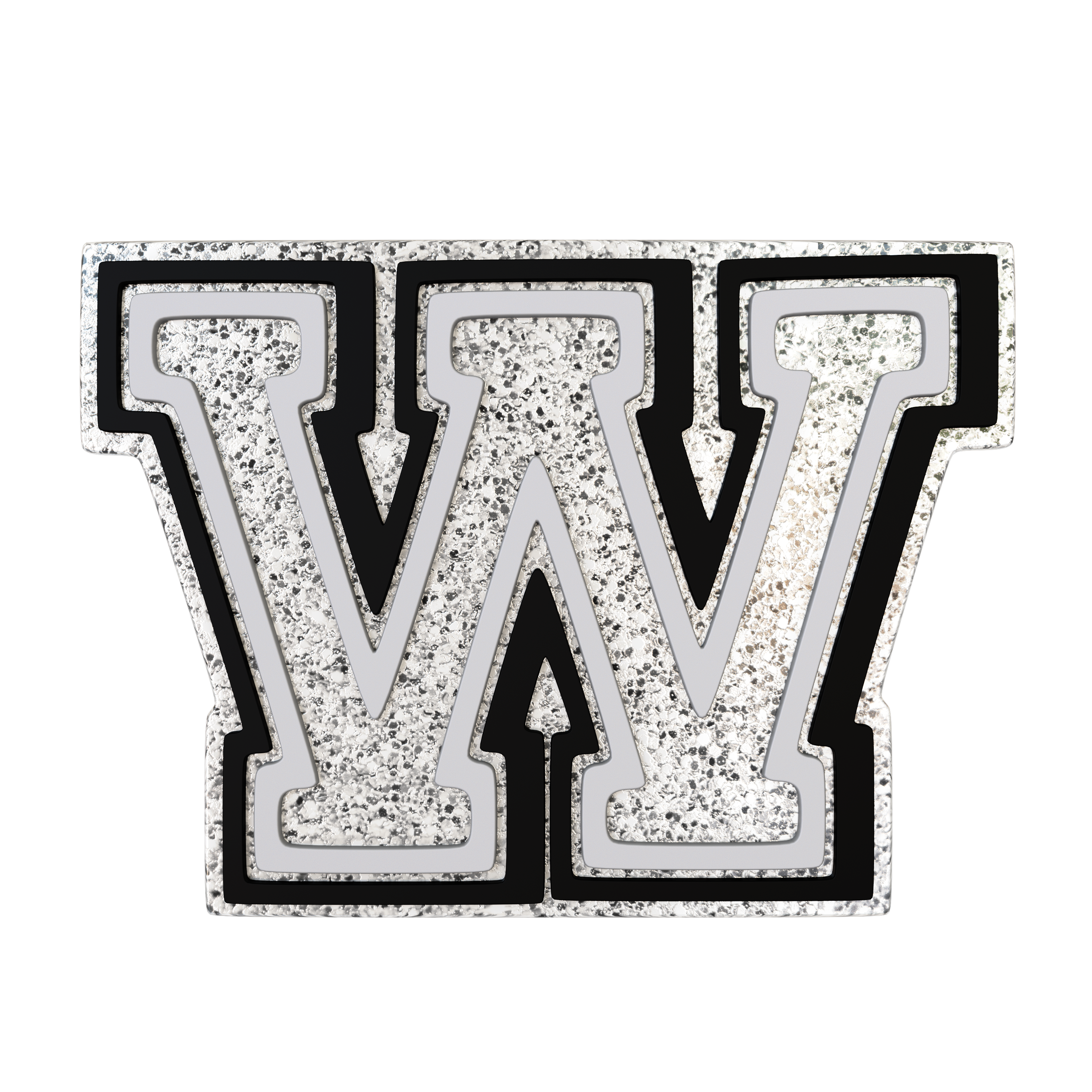 Budz | Silver Letter W
