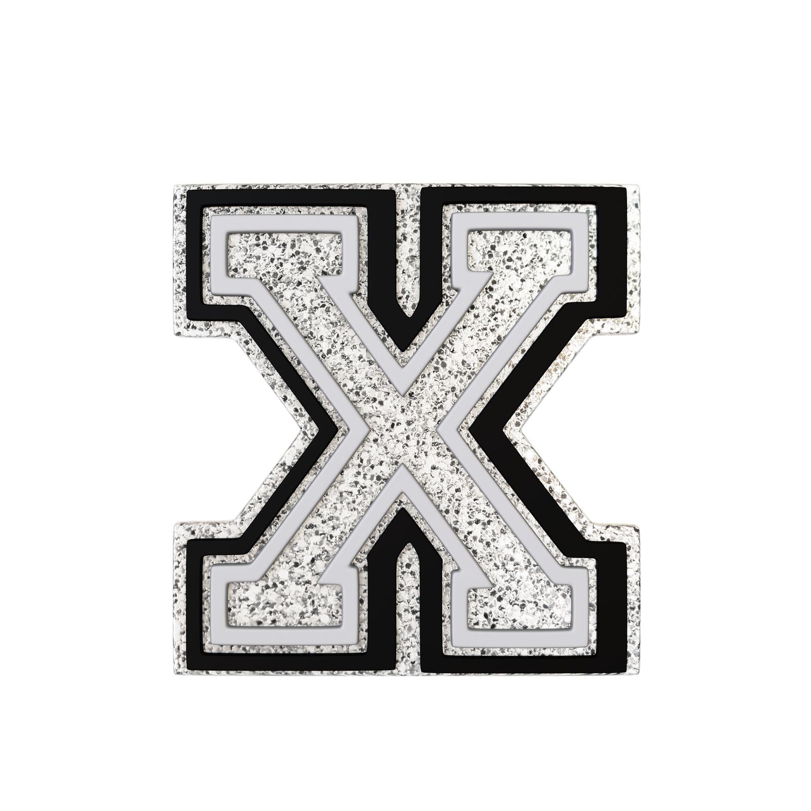 Budz | Silver Letter X