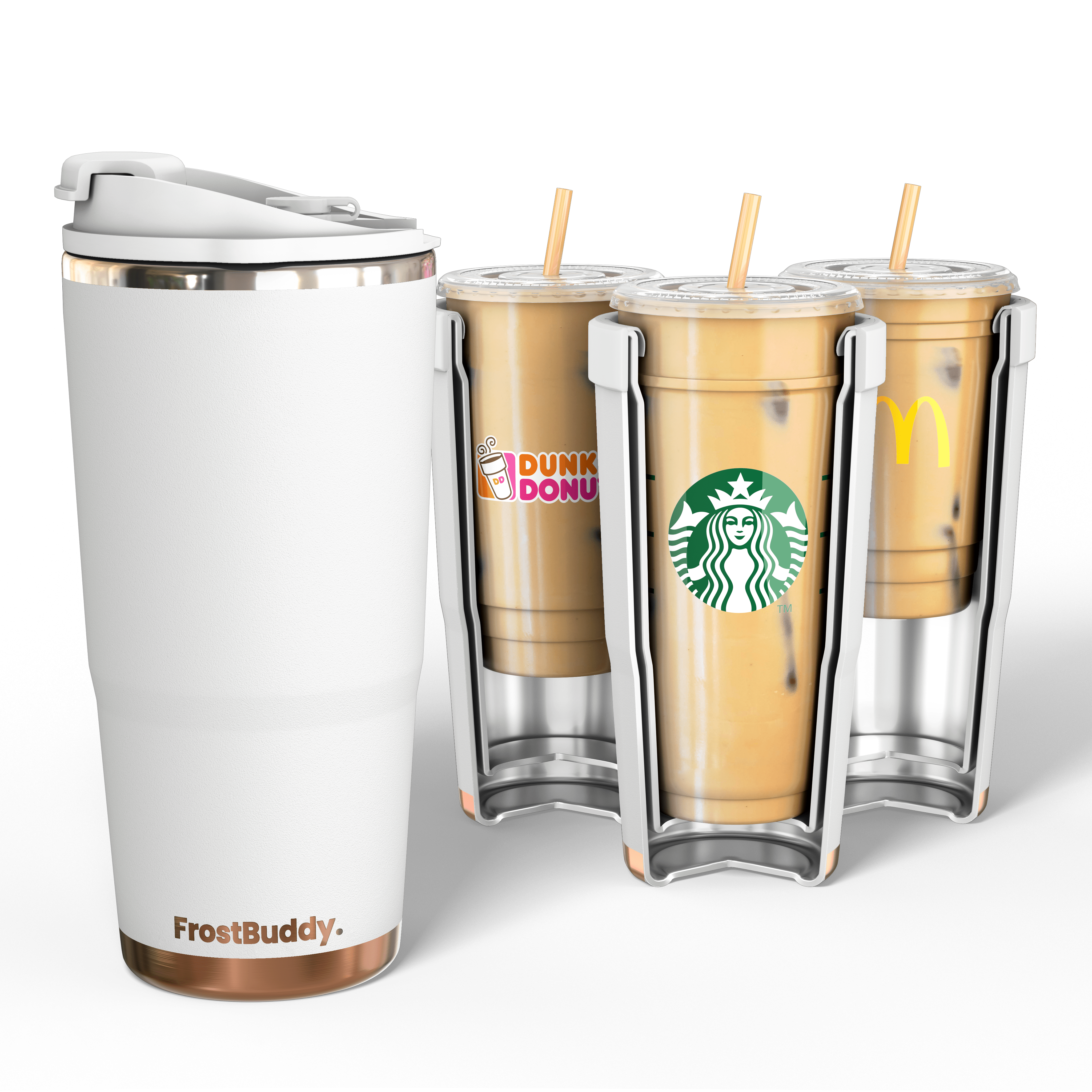6 Pack Straw Toppers Compatible With Stanley 30oz & 40oz Tumbler Cups  (Christmas Bundle)