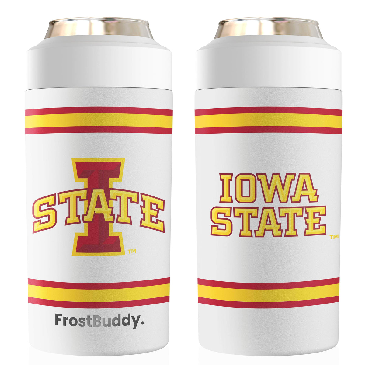 Universal Buddy | University of Iowa - Holds 12oz Cans, Slim Cans, Bottles, 16oz Cans & Bottles - Keep Your Drink Cold for 12+ Hours | Frost Buddy