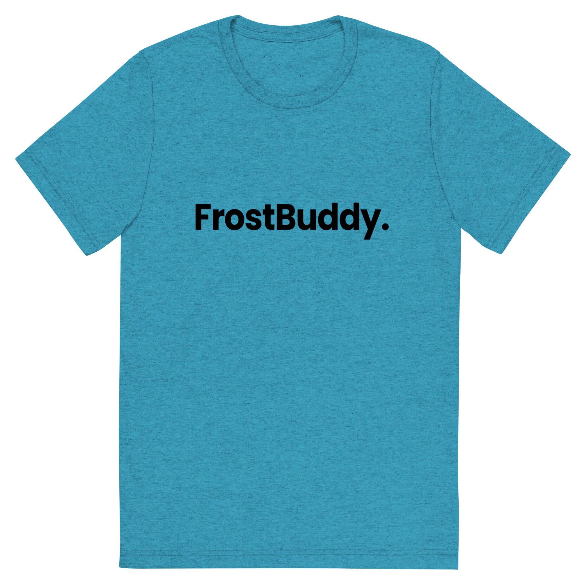 Frost Buddy  Aqua Triblend / XS Logo Short Sleeve T-shirt