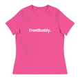 Frost Buddy  Berry / L Logo Women's Relaxed T-Shirt