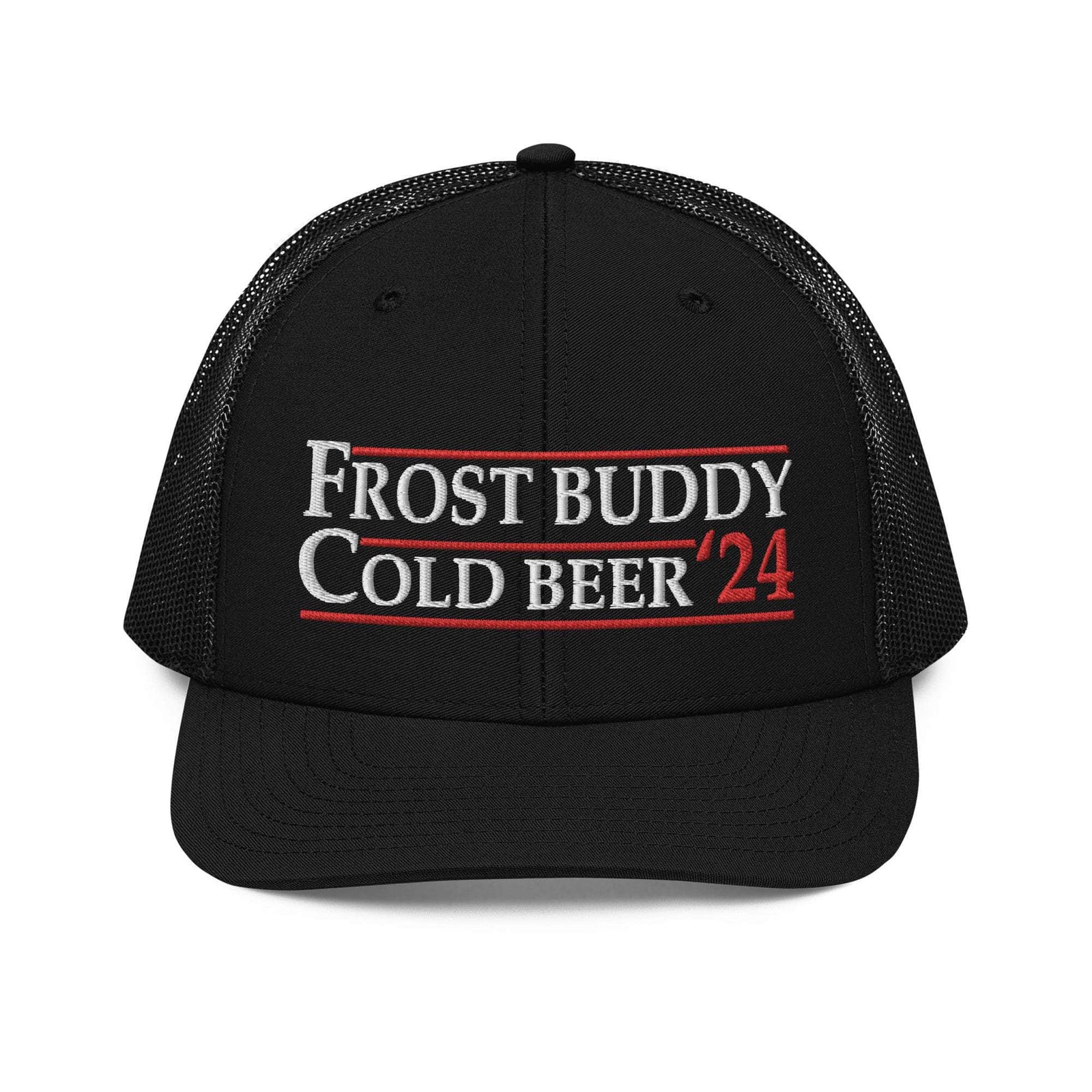 Frost Buddy  Black Election Trucker Cap #color_black