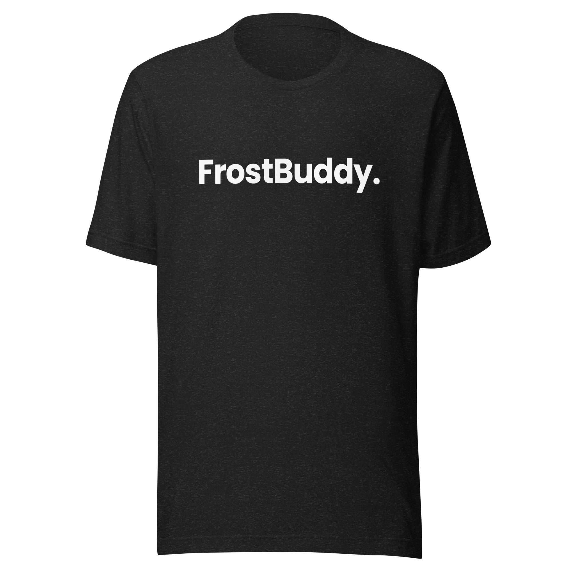 Frost Buddy  Black Heather / XS Logo Unisex T-shirt
