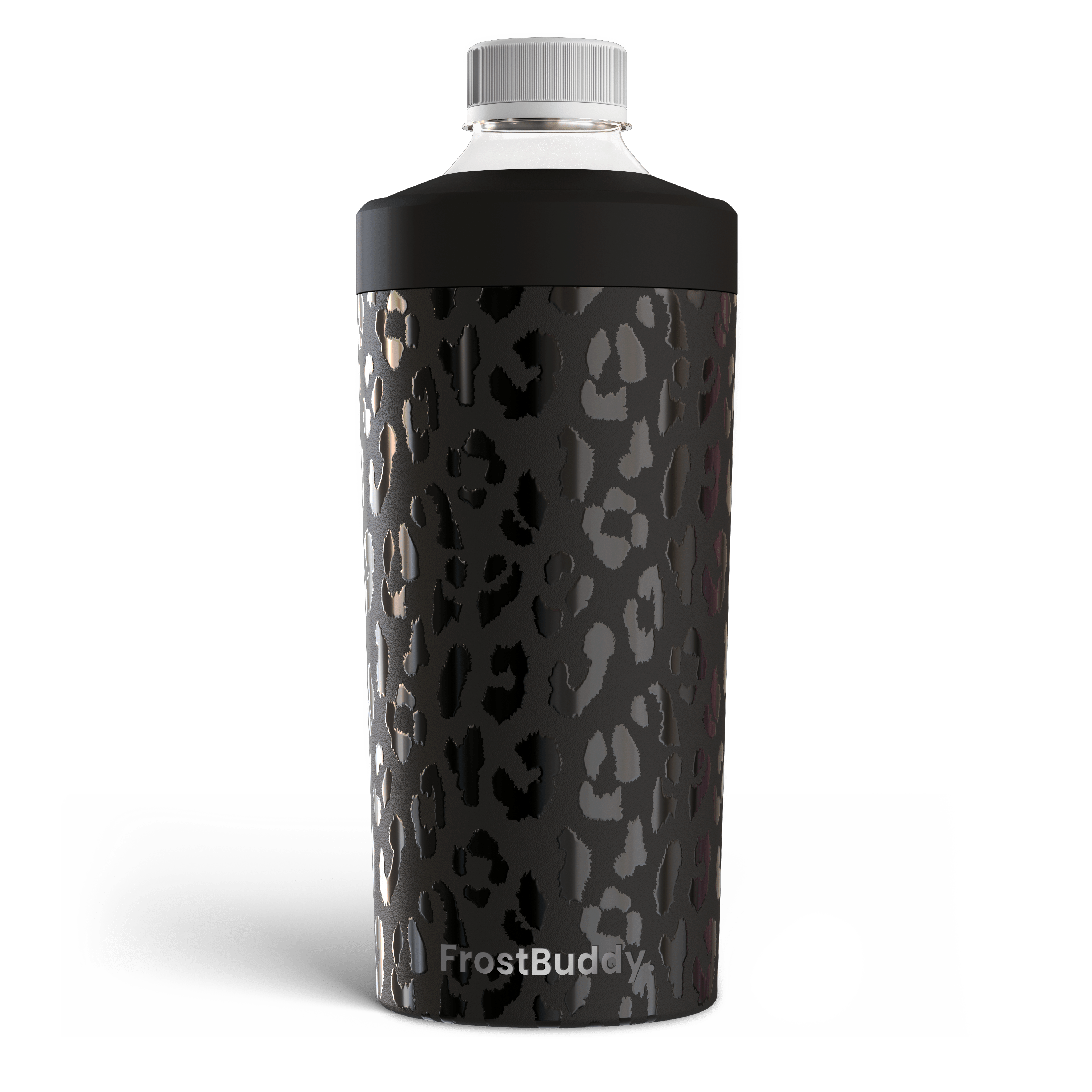 Frost Buddy Black Leopard (Without 24oz Can Lid) Universal Buddy XL