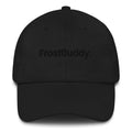 Frost Buddy  Black Logo Dad Hat #color_black