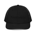 Frost Buddy  Black Logo Trucker Cap #color_black