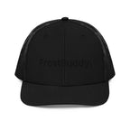 Frost Buddy  Black Logo Trucker Cap #color_black