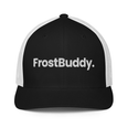 Frost Buddy  Black/White Logo Closed-back Trucker Cap