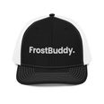 Frost Buddy  Black / White Logo Trucker Cap