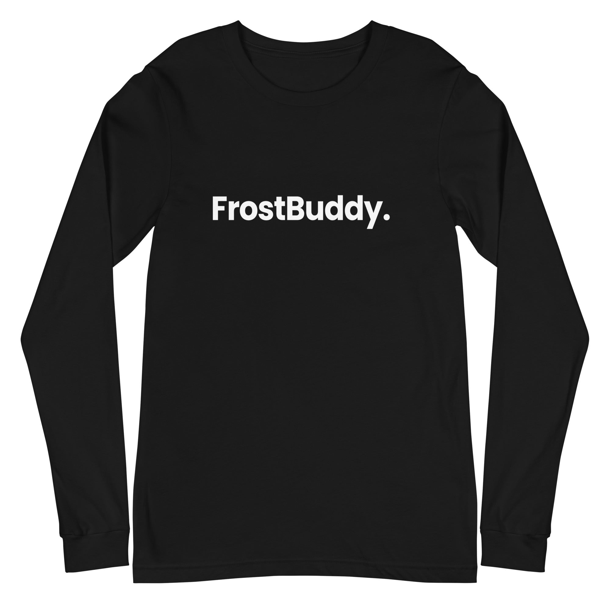 Frost Buddy  Black / XS Logo Unisex Long Sleeve T-Shirt