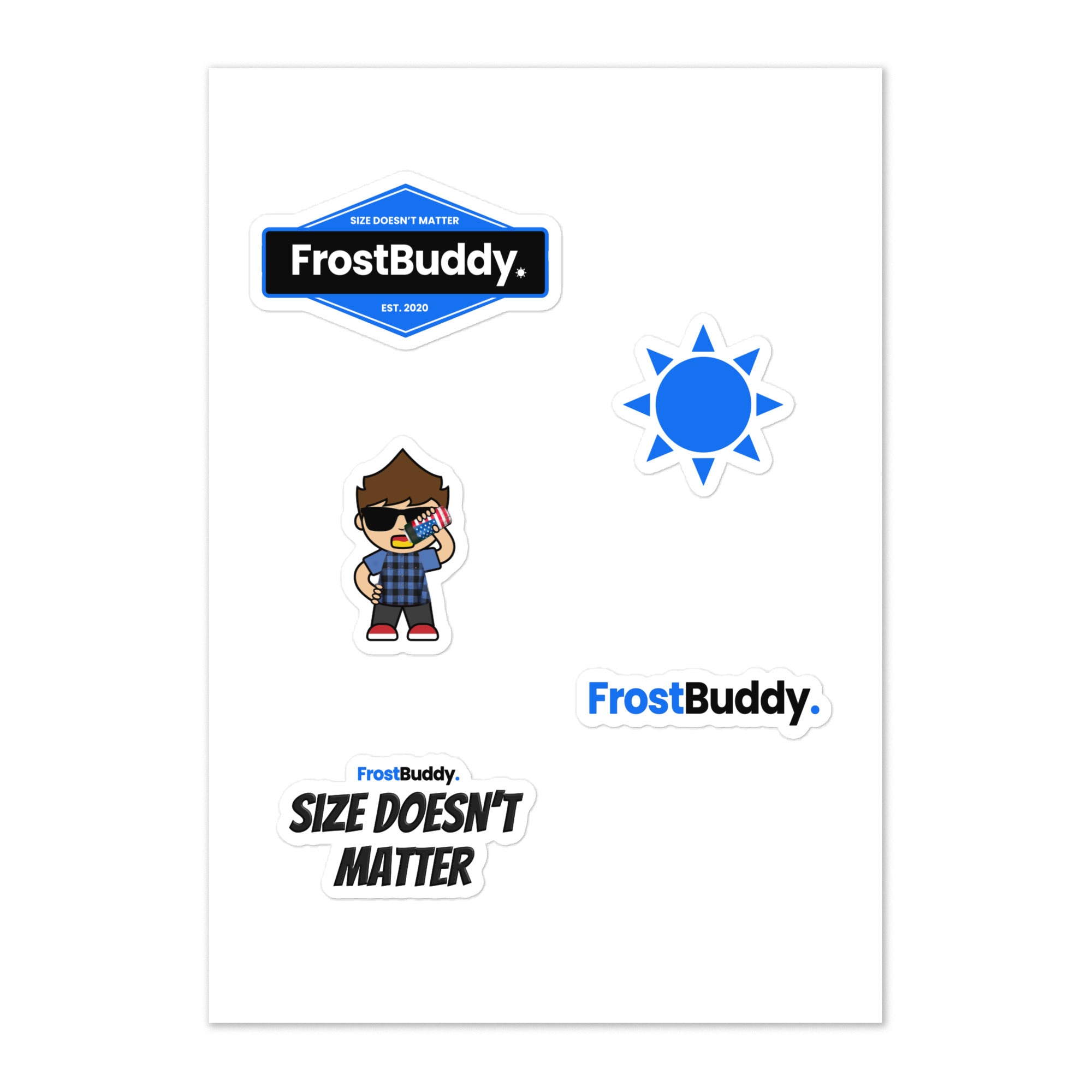 Frost Buddy  Brand Sticker Sheet