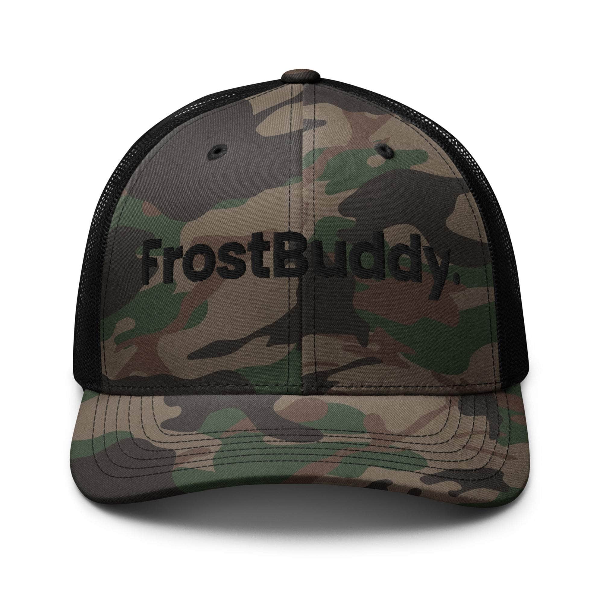 Frost Buddy  Camo/Black Logo Camouflage Trucker Hat