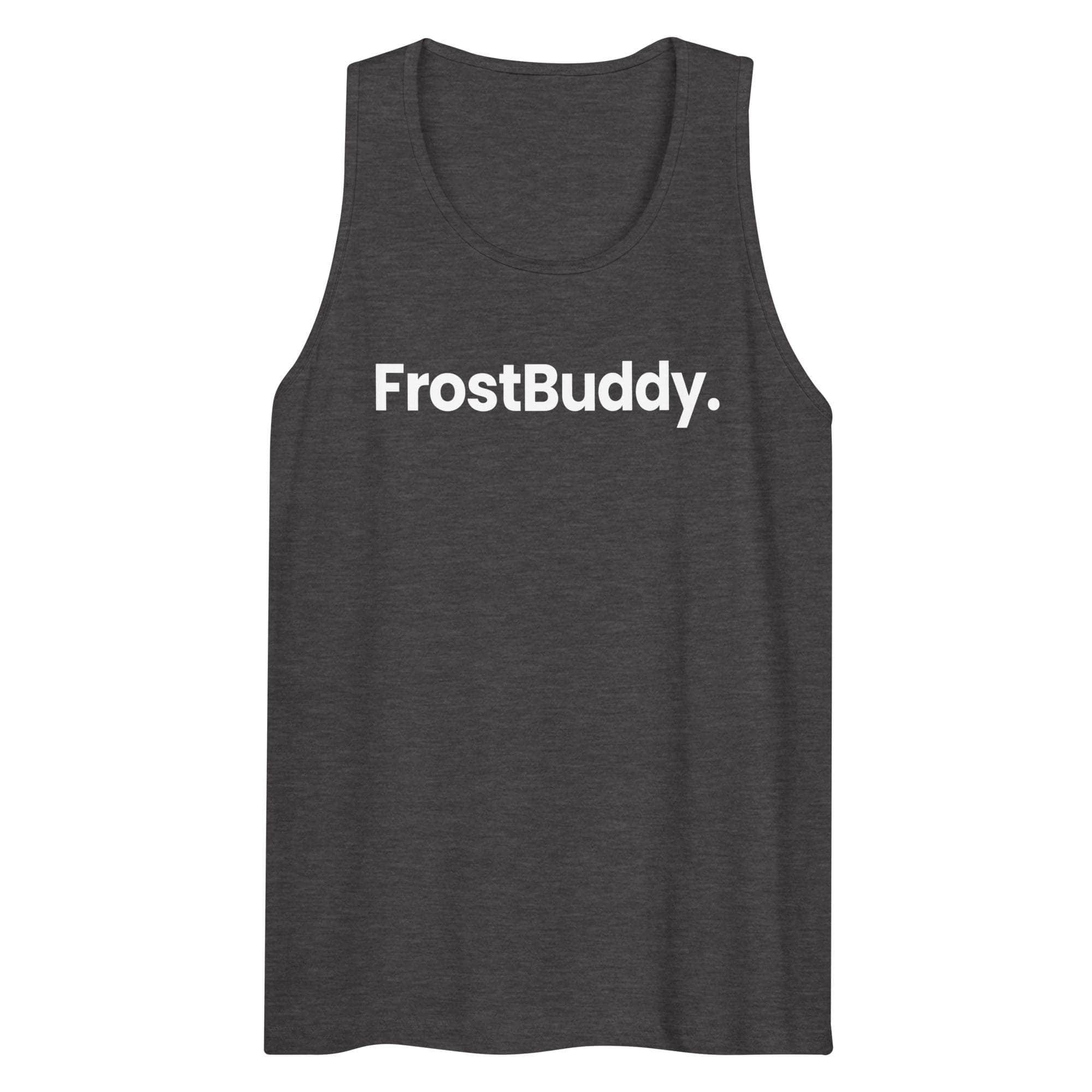 Frost Buddy  Charcoal Heather / S Logo Men’s Tank Top