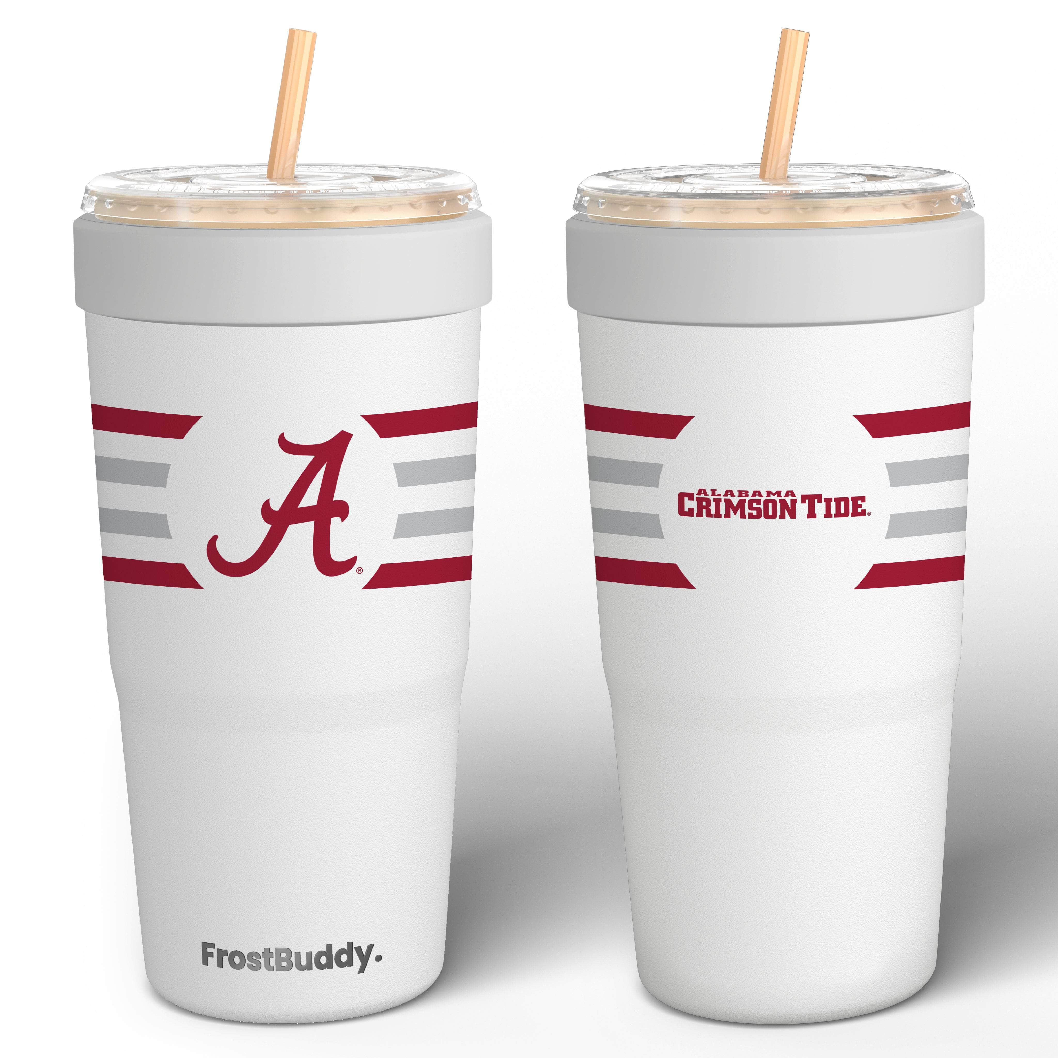 To-Go Buddy | University of Alabama Fits Small, Medium, Large Iced / Hot Coffee Cups from Major Coffee Chains - Keep Drinks Hot/Cold 12+ Hours | Frost