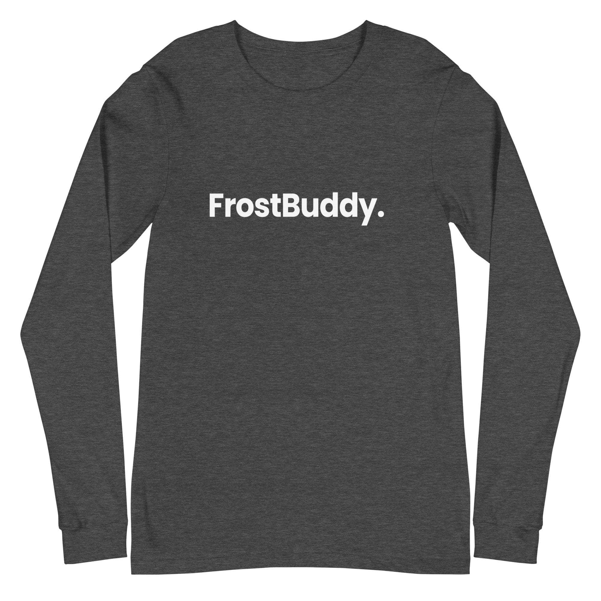 Frost Buddy  Dark Grey Heather / XS Logo Unisex Long Sleeve T-Shirt