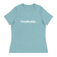 Frost Buddy  Heather Blue Lagoon / S Logo Women's Relaxed T-Shirt