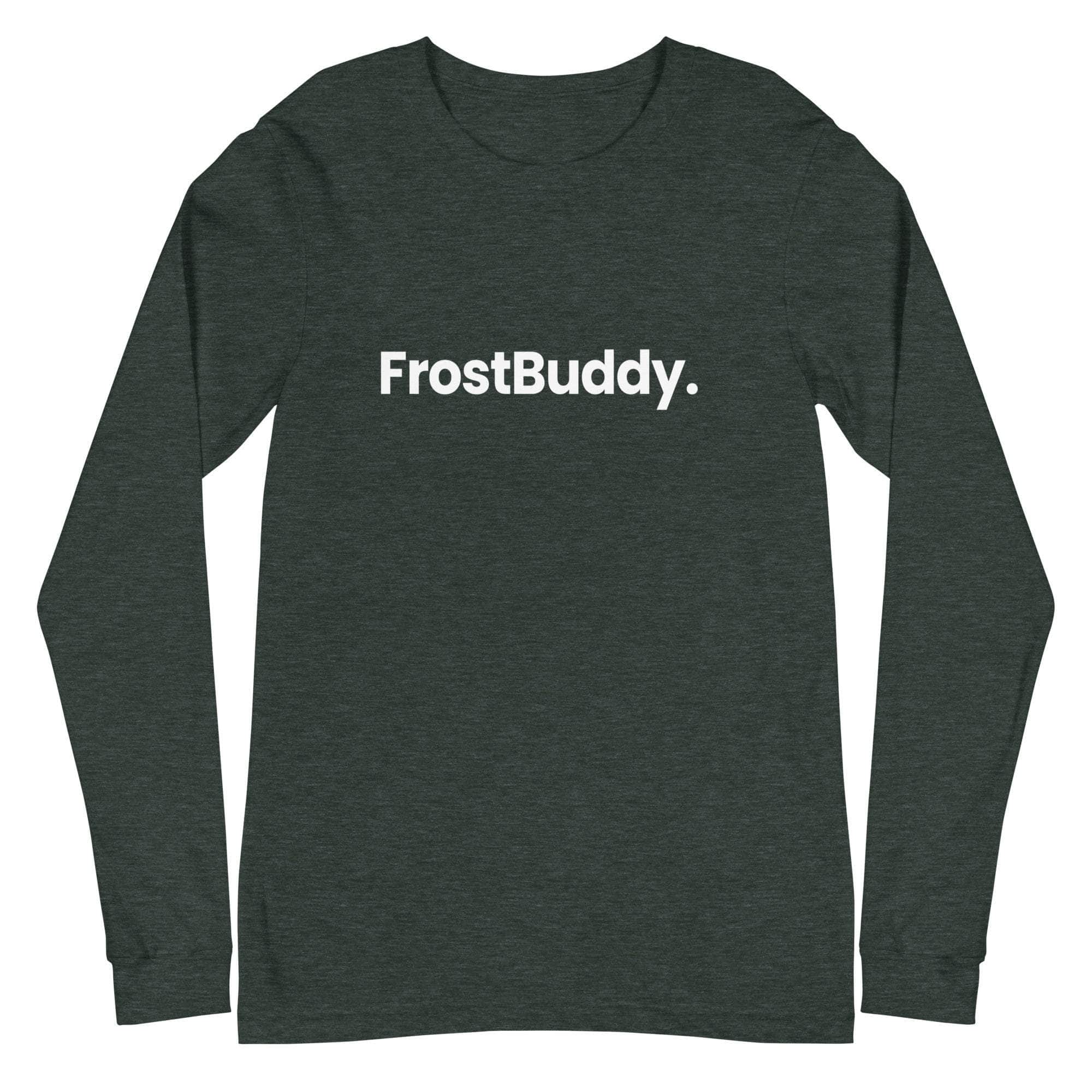 Frost Buddy  Heather Forest / XS Logo Unisex Long Sleeve T-Shirt