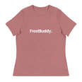 Frost Buddy  Heather Mauve / S Logo Women's Relaxed T-Shirt