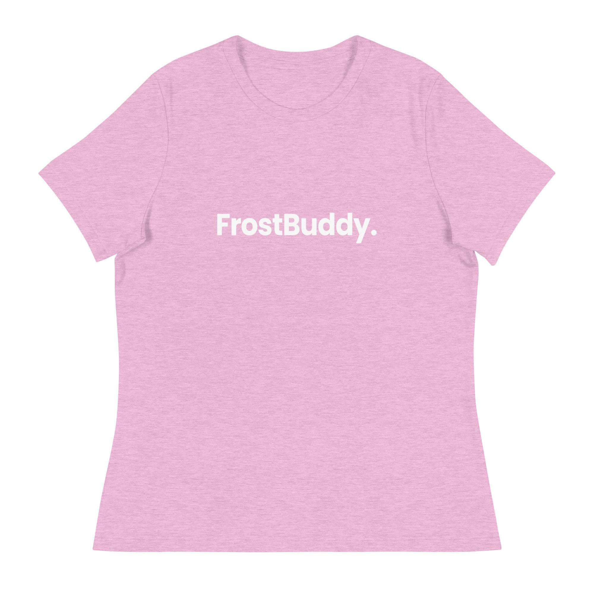 Frost Buddy  Heather Prism Lilac / S Logo Women's Relaxed T-Shirt