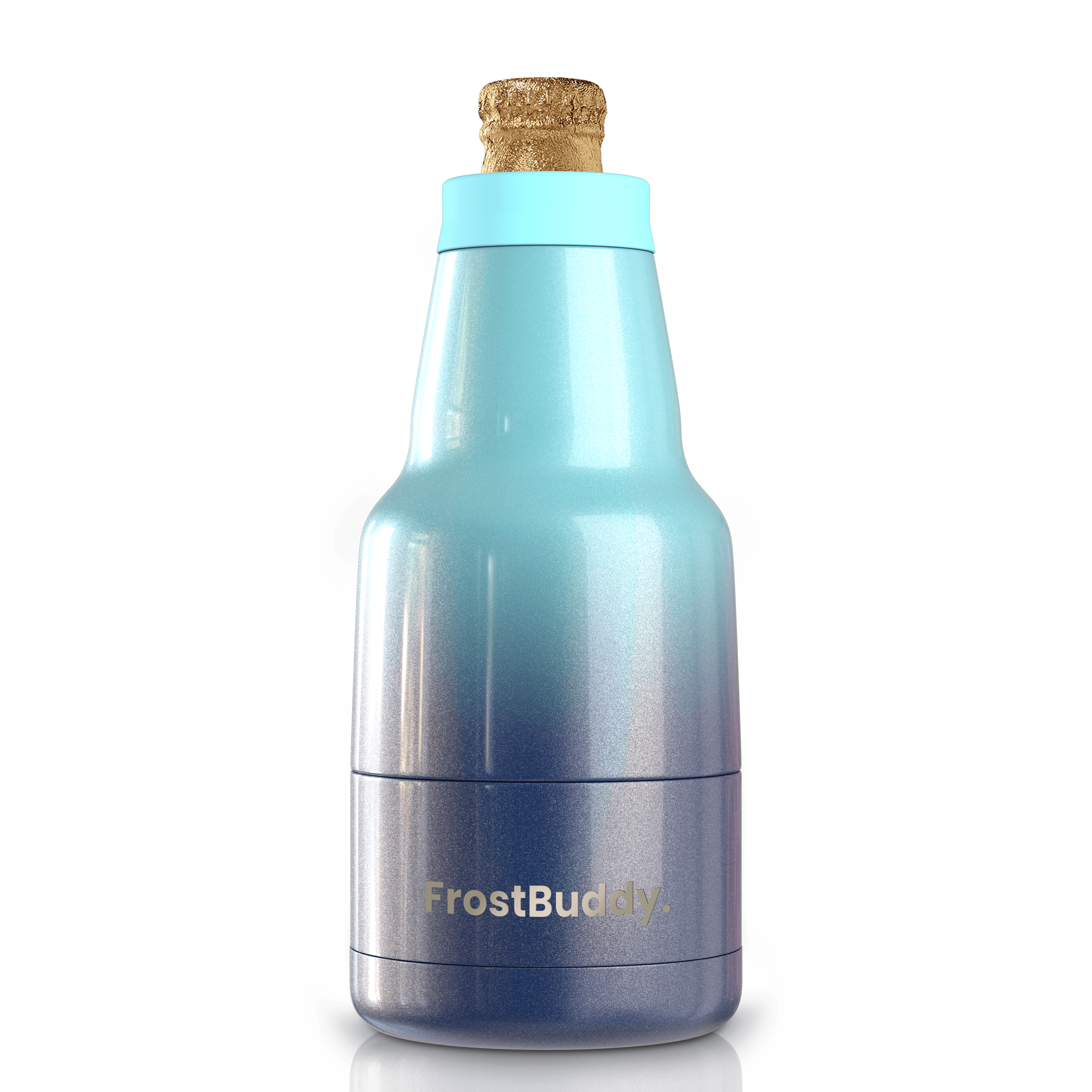 Thermos Foogo 10 Oz Vacuum Insulated Straw Bottle (Charcoal/Teal, 2-Pack)