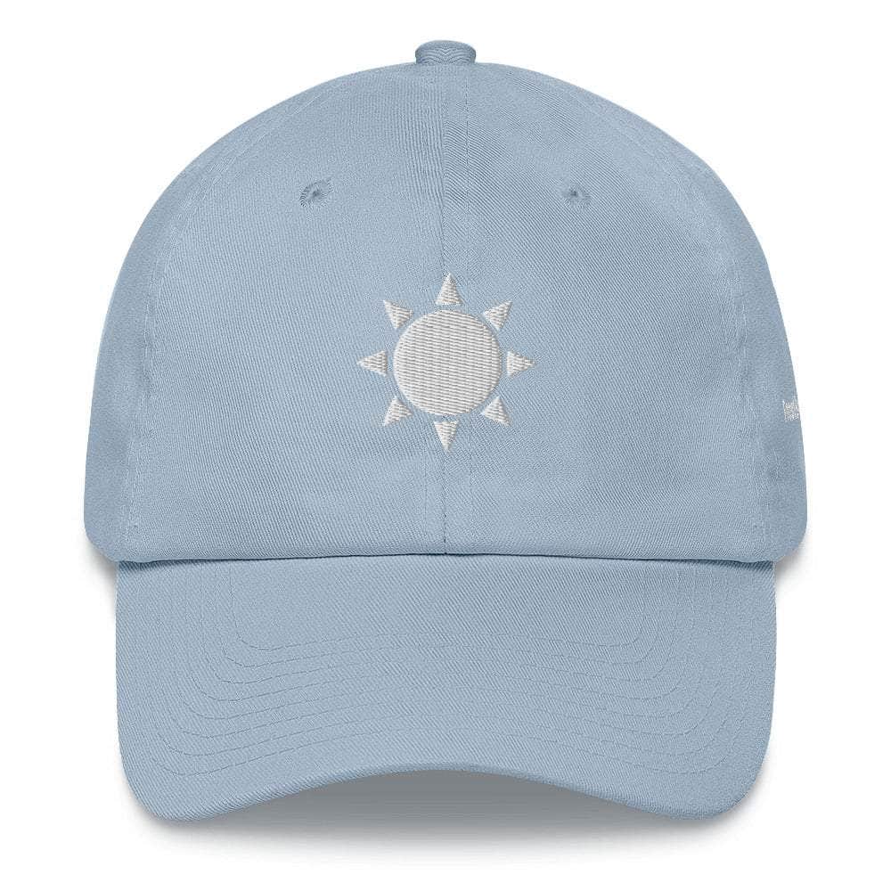 Frost Buddy  Light Blue Sun Dad Hat #color_light blue