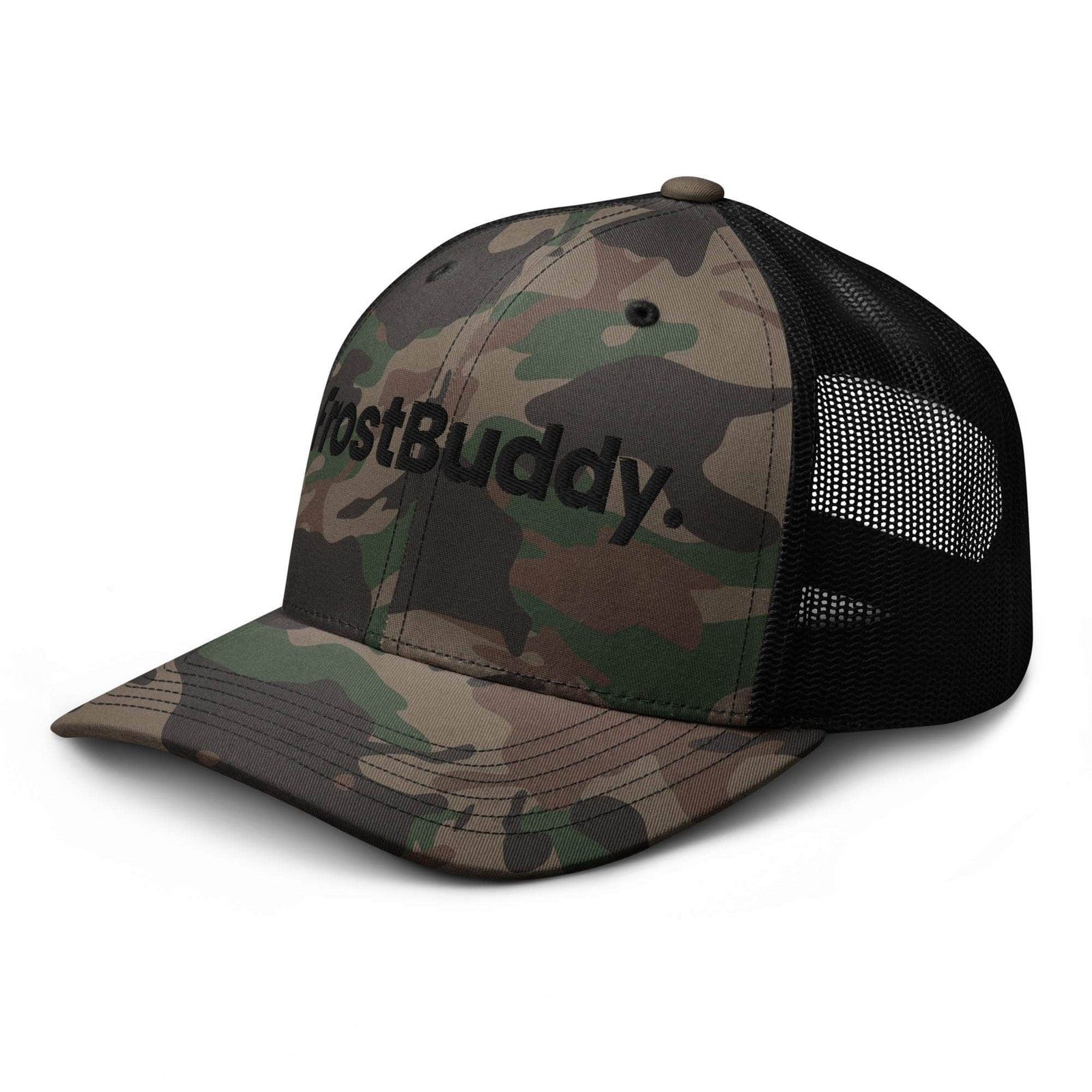 Frost Buddy  Logo Camouflage Trucker Hat