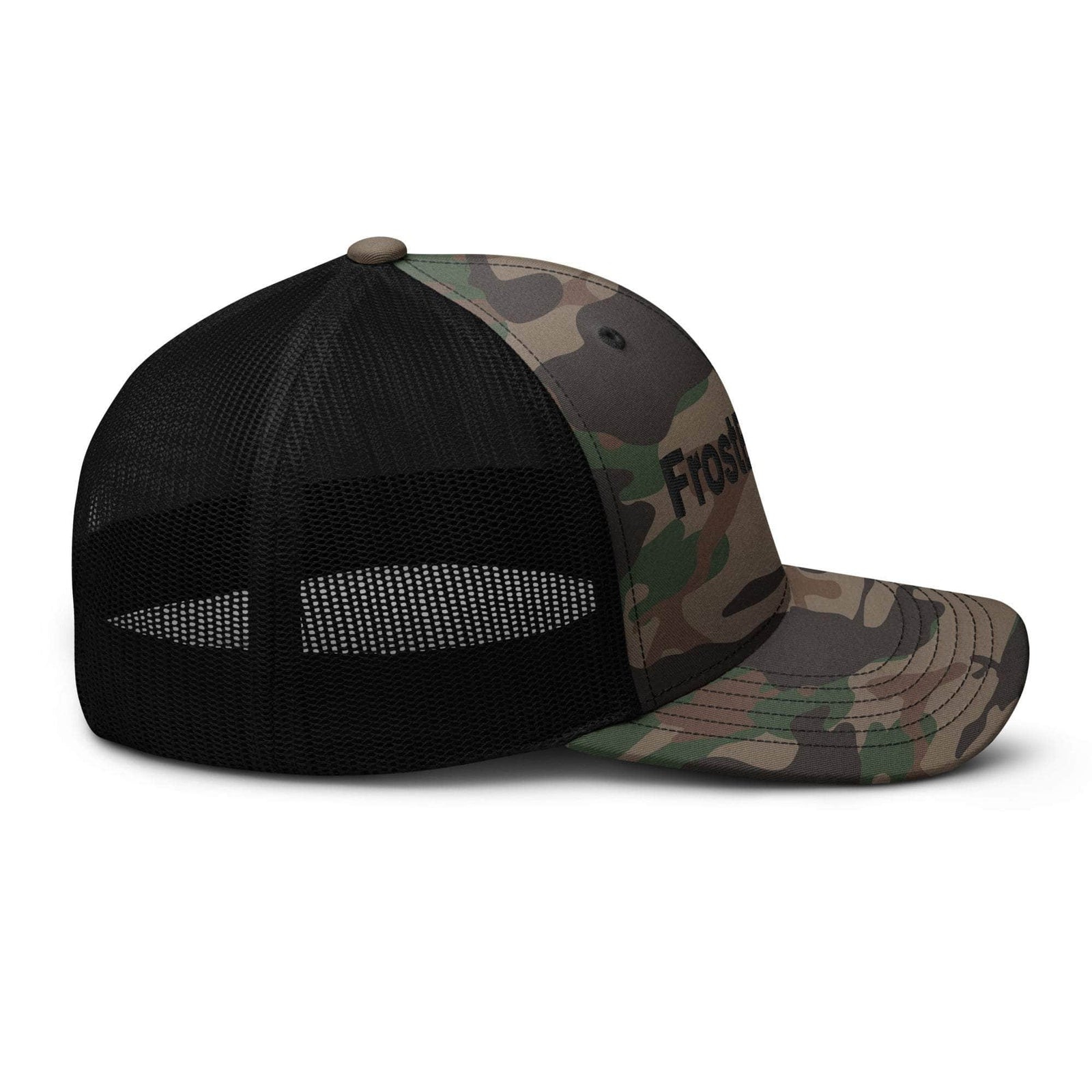 Frost Buddy  Logo Camouflage Trucker Hat