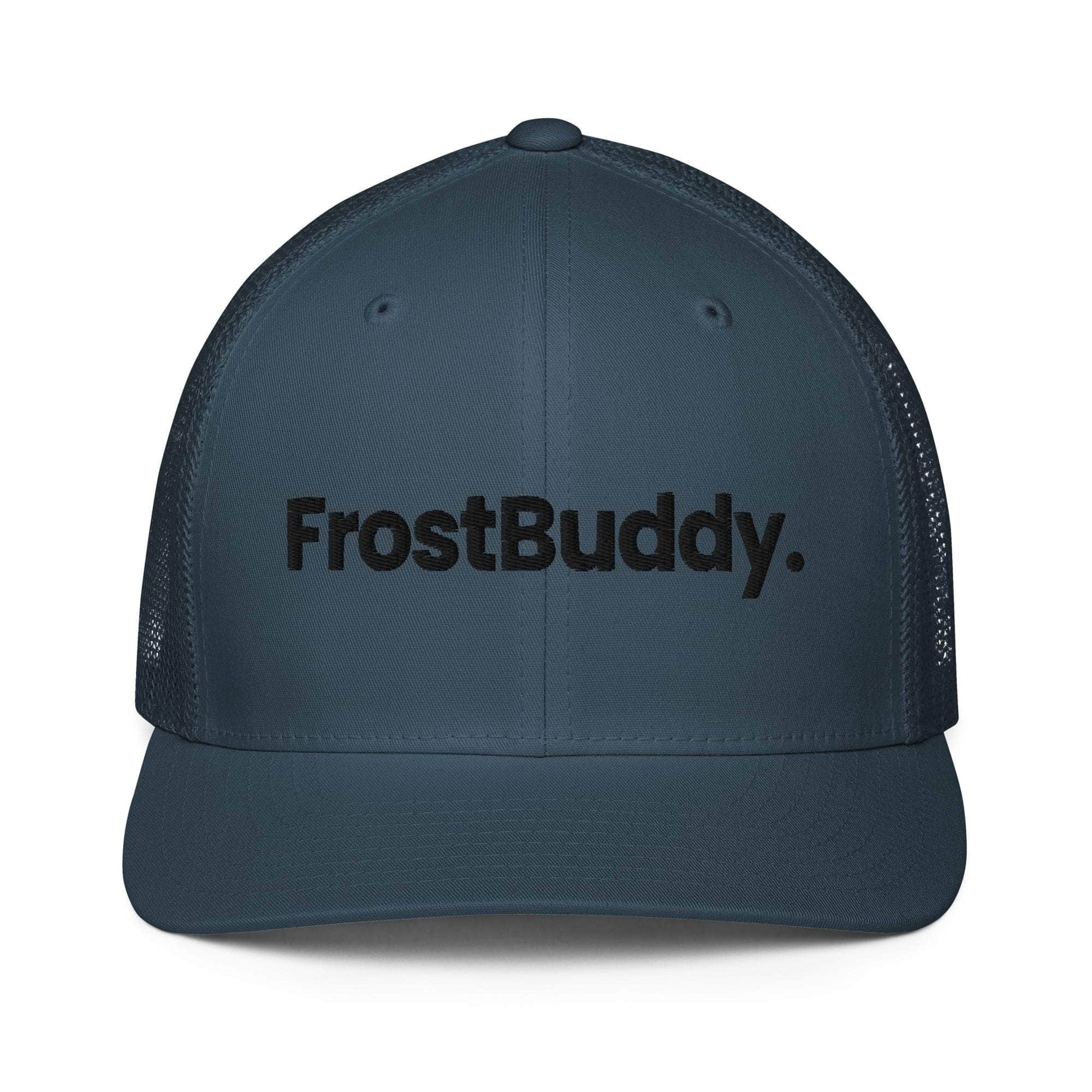 Frost Buddy  Navy Logo Closed-back Trucker Cap