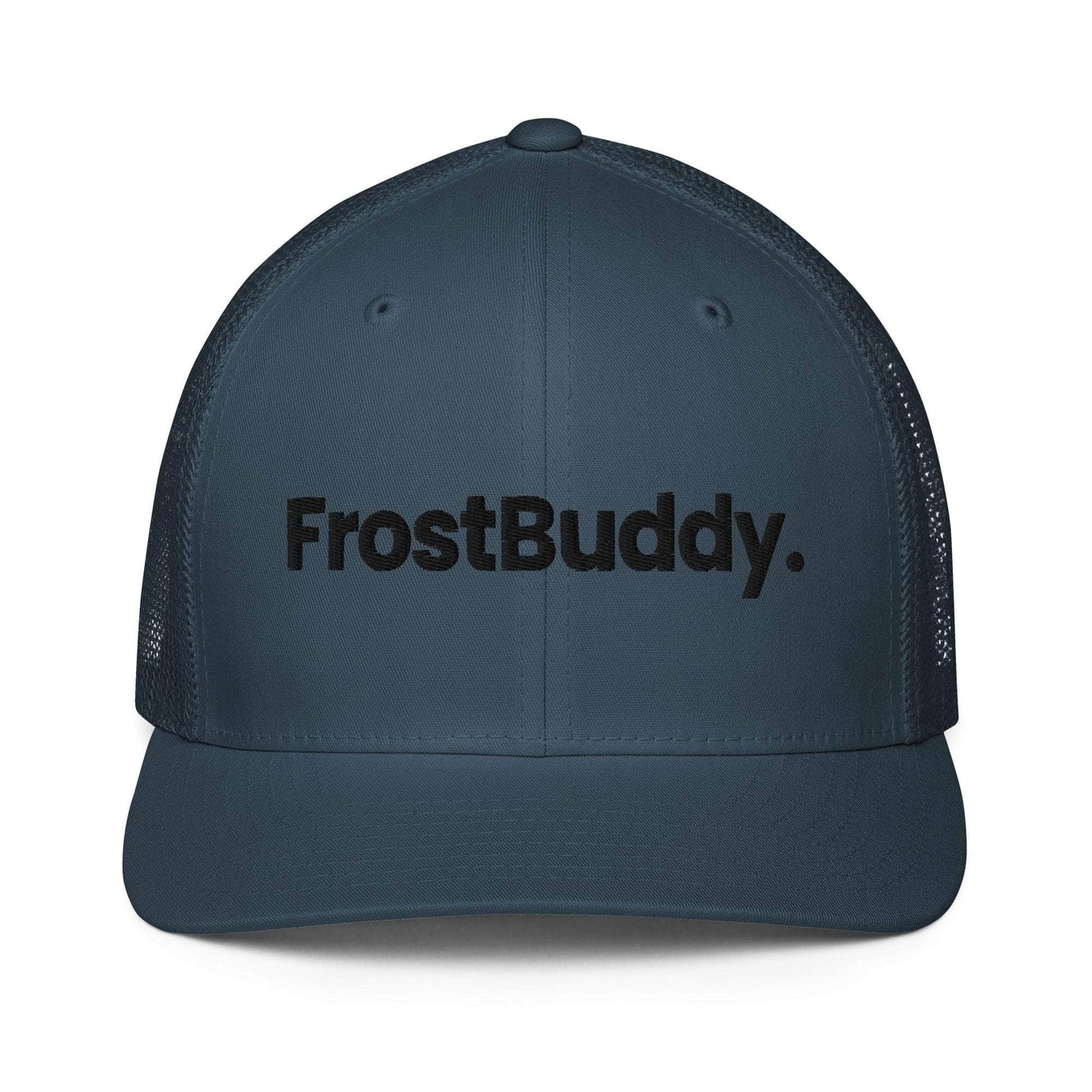 Frost Buddy  Navy Logo Closed-back Trucker Cap #color_navy