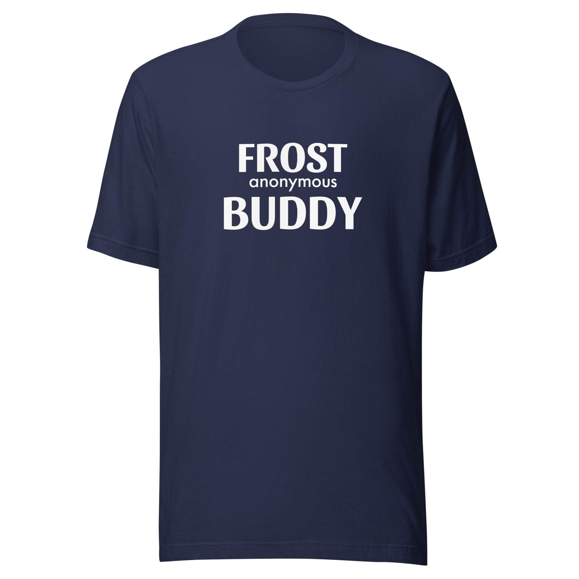 Frost Buddy  Navy / XS Frost Buddy Anonymous Unisex T-shirt