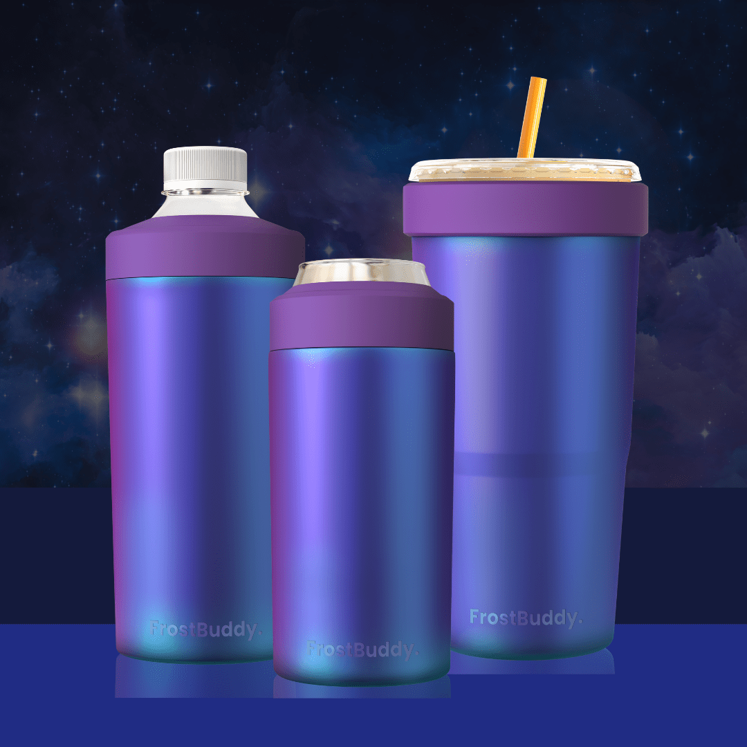 Frost Buddy® Universal Buddy 2.0 Can Cooler - Purple Wildflower