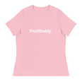 Frost Buddy  Pink / S Logo Women's Relaxed T-Shirt