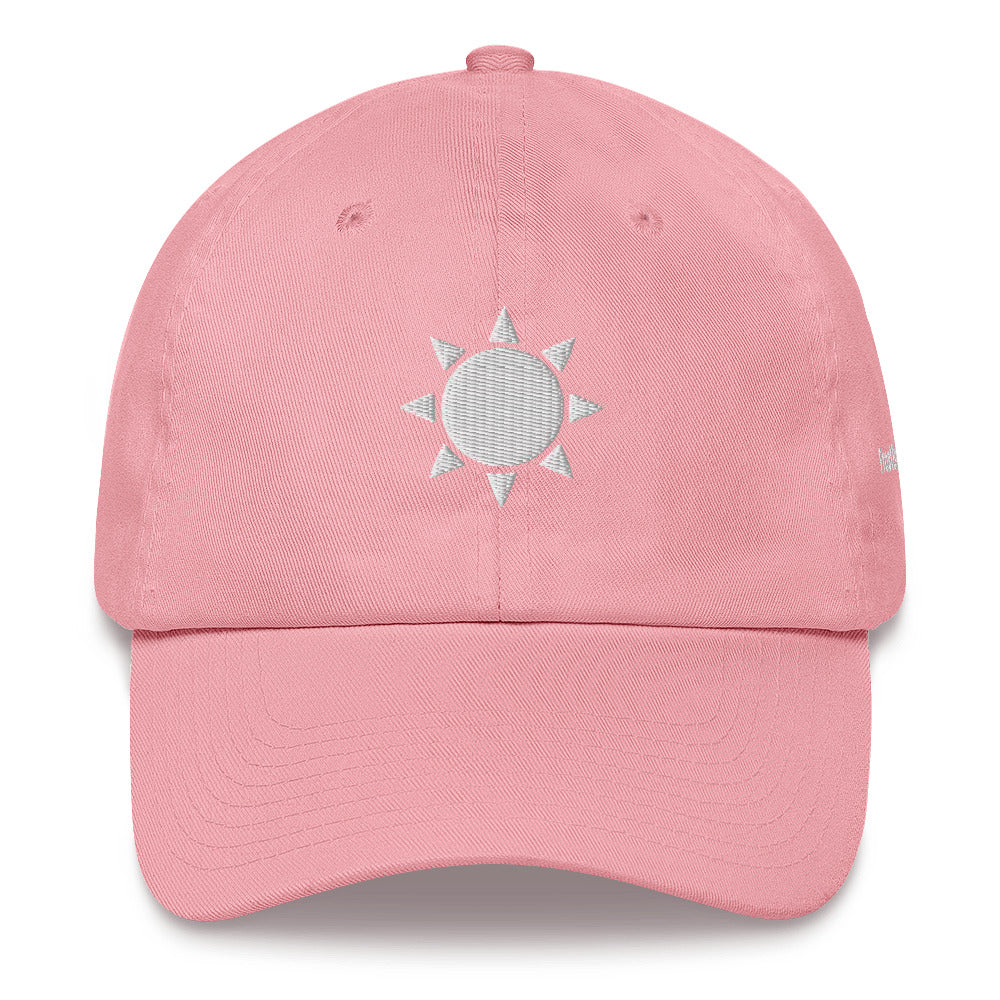 Frost Buddy  Pink Sun Dad Hat #color_pink