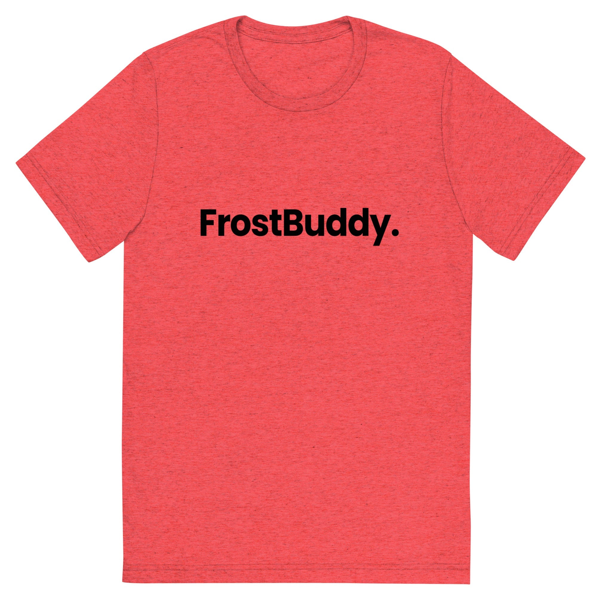 Frost Buddy  Red Triblend / XS Logo Short Sleeve T-shirt