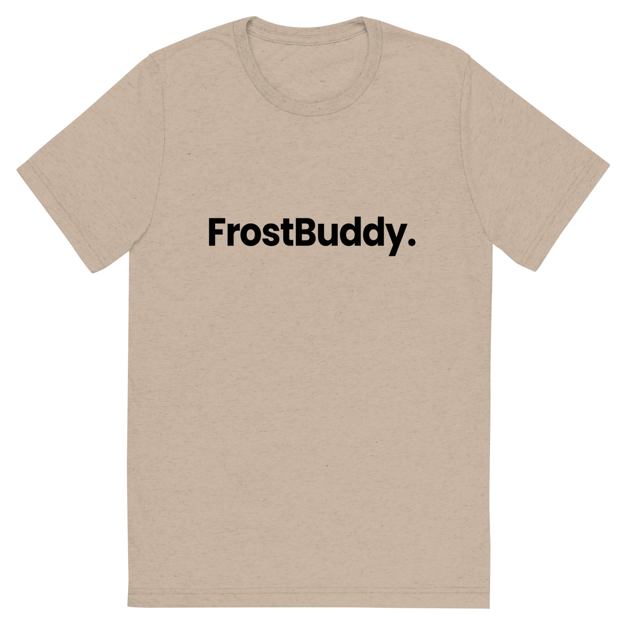 Frost Buddy  Tan Triblend / XS Logo Short Sleeve T-shirt